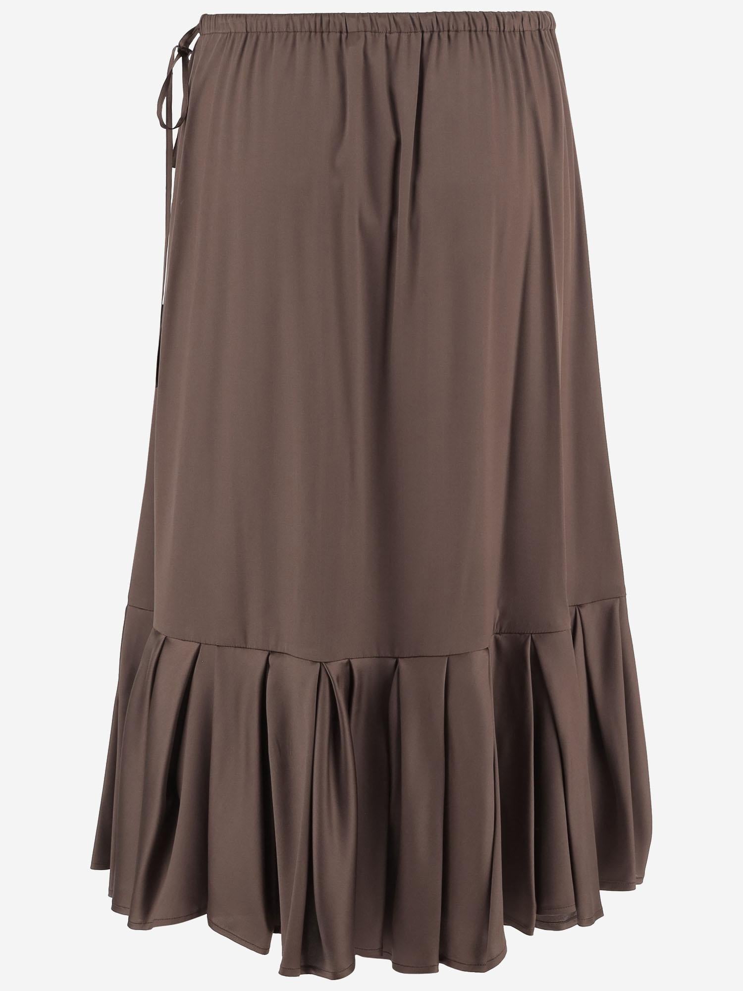 Gonna lunga in seta stretch 010861 2032703 DRIES VAN NOTEN