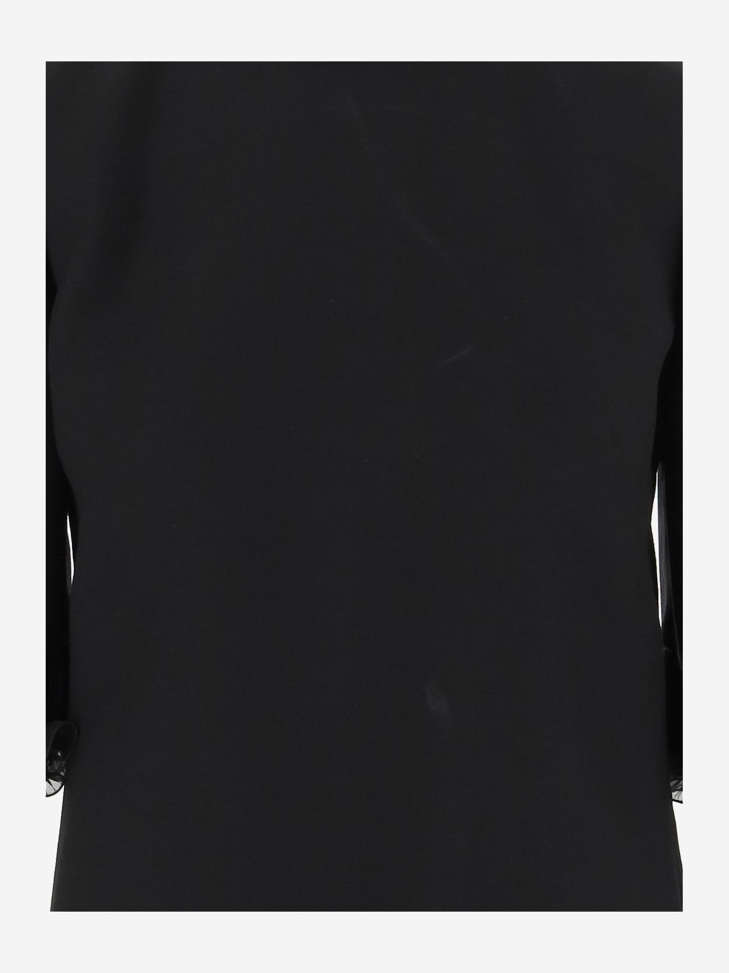 ABITO CORTO IN CREPE COUTURE 7B3VADR7 1CF0NO VALENTINO
