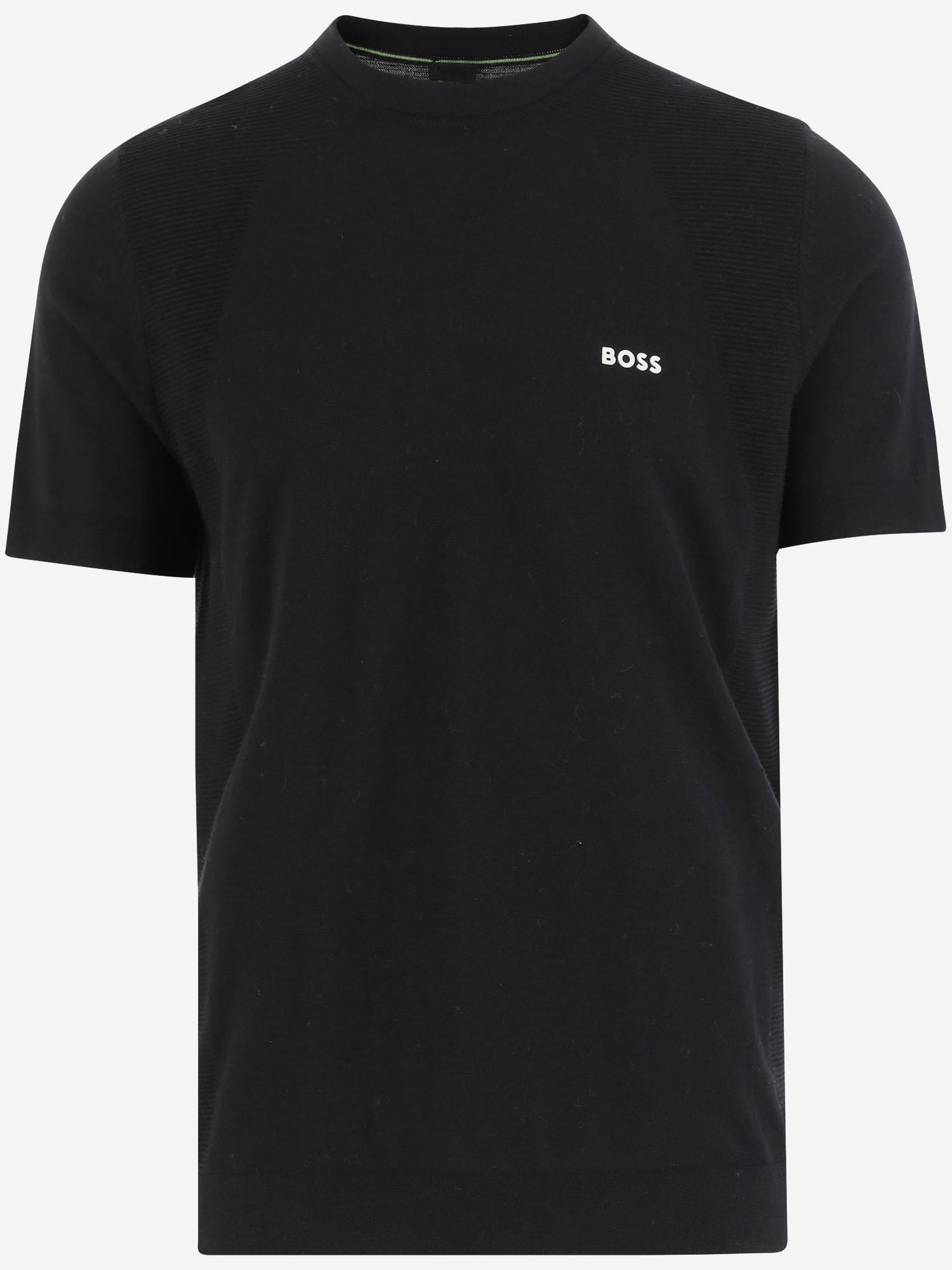 T-SHIRT IN MISTO COTONE 50541952 001 HUGO BOSS