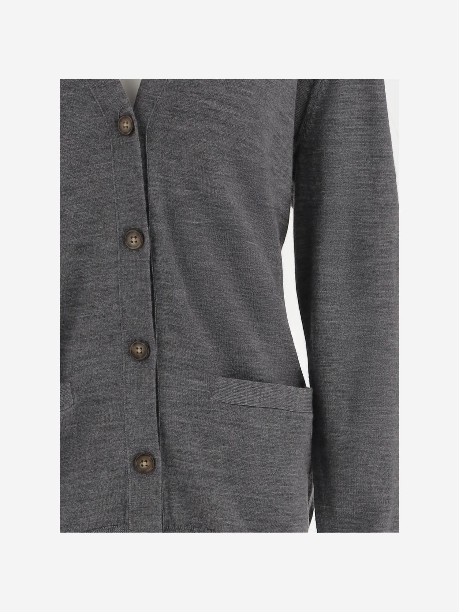 Cardigan in lana con tasche 211972138 002 POLO RALPH LAUREN