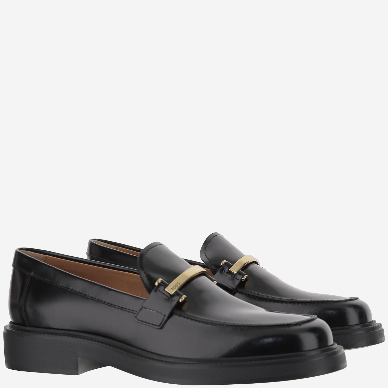 Mocassini in pelle XXW20L0JO70SHA B999 TODS