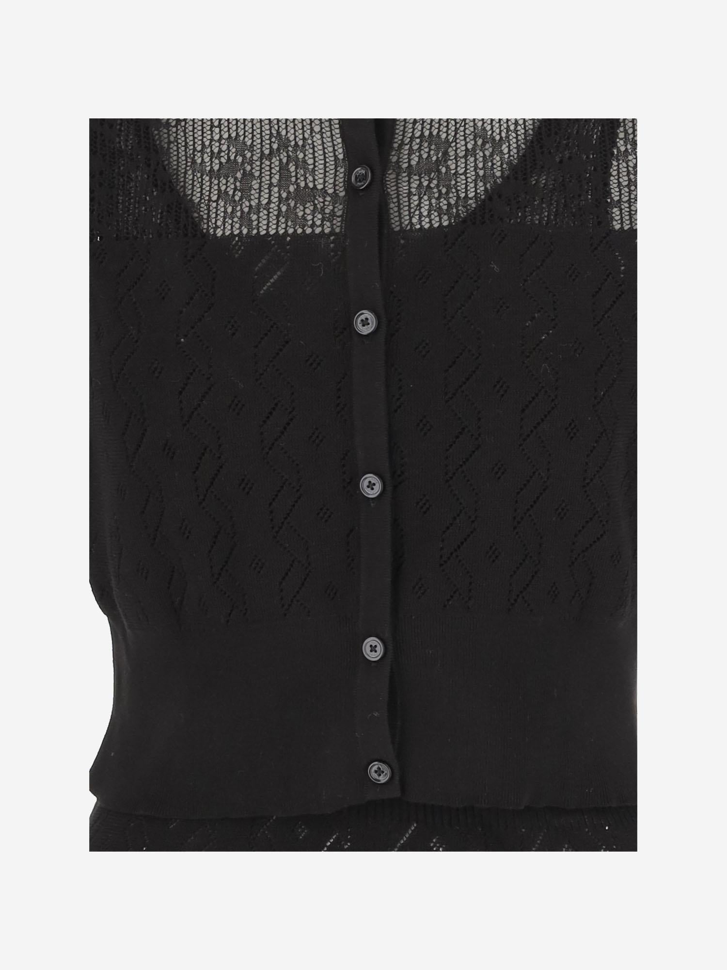 MAGLIONE TWIN-SET IN COTONE CH25AMX03611 001 CHLOE