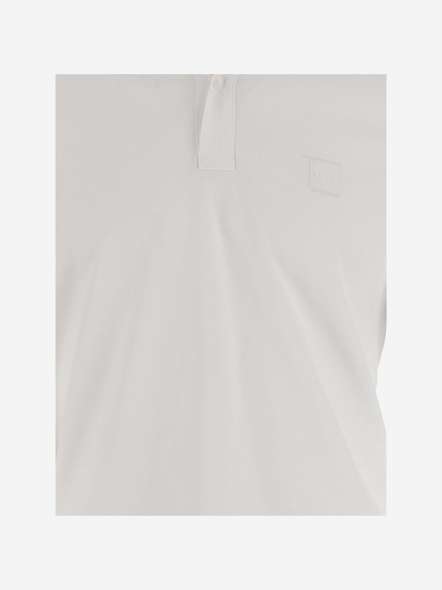 POLO IN COTONE STRETCH 50507699 100 HUGO BOSS