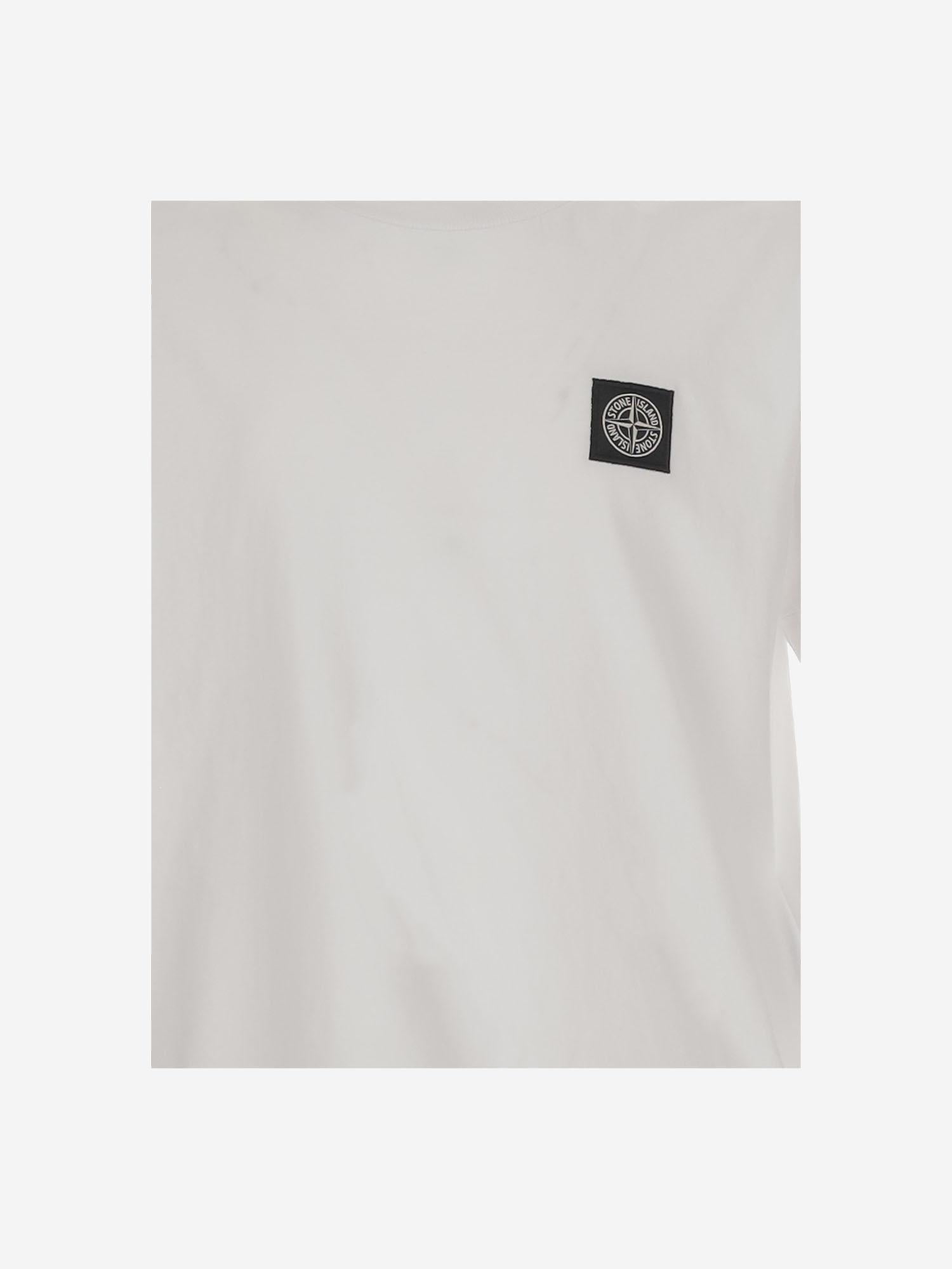 T-SHIRT IN COTONE CON LOGO 2100002 S0047V0001 STONE ISLAND KIDS
