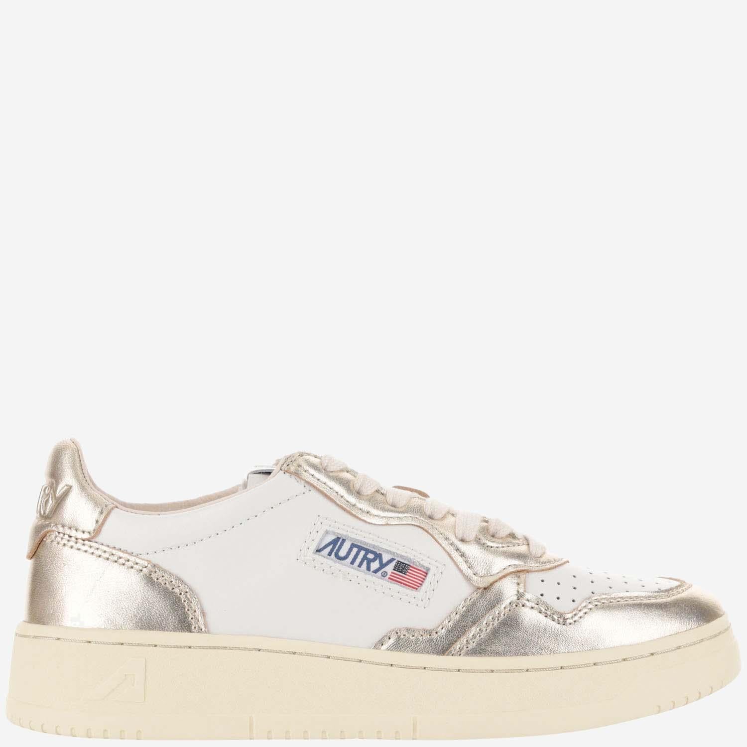 SNEAKERS MEDALIST LOW BICOLOR AULWWB16 WHTPLATINUM AUTRY