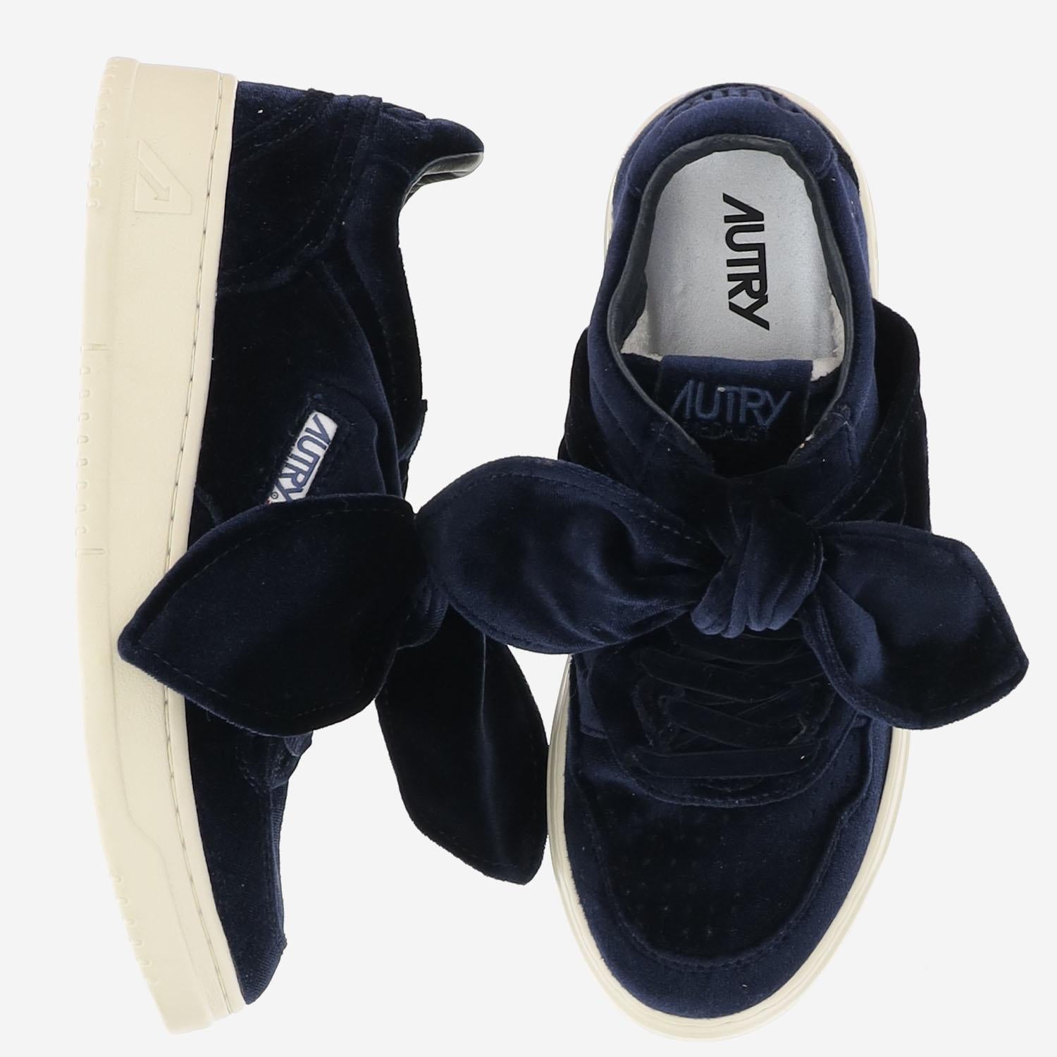 SNEAKERS MEDALIST LOW VELVET BOW AULWVF03 SPACE AUTRY