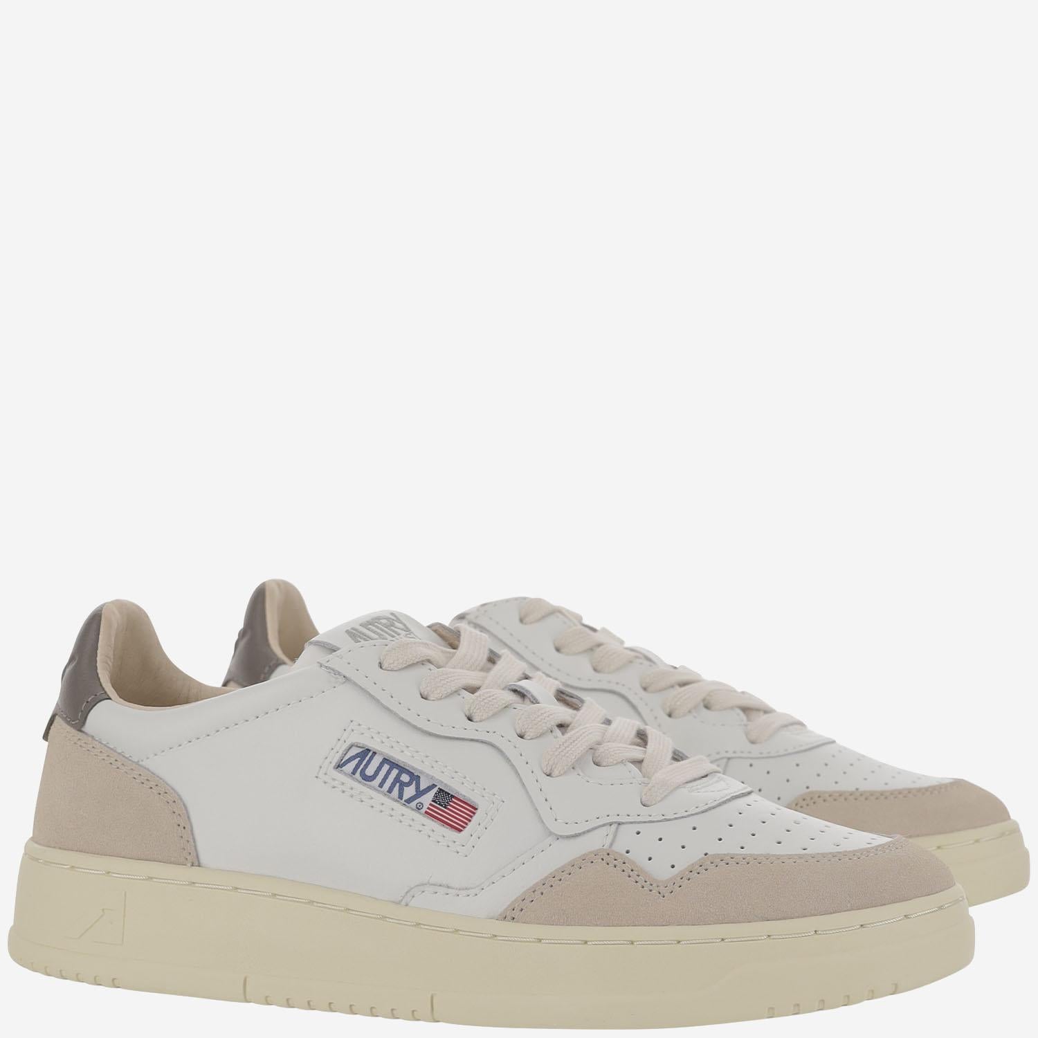 SNEAKERS LOW MEDALIST AULMLS01 WHTMOREL AUTRY