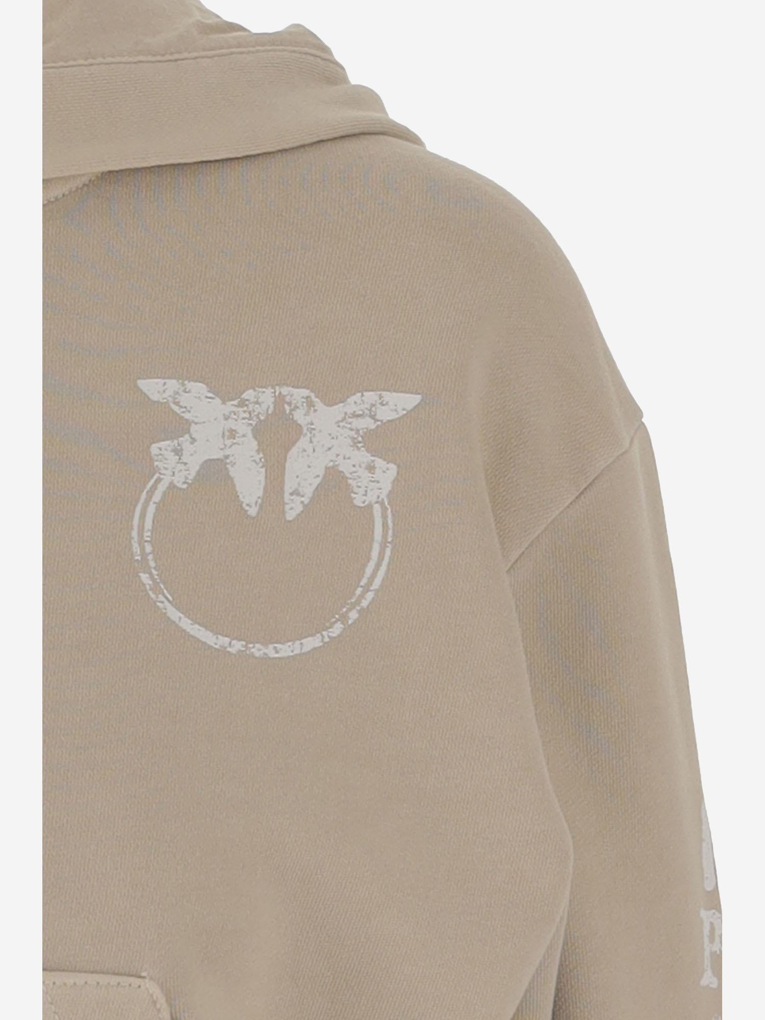 FELPA IN COTONE CON LOGO 104622 A2CVC36 PINKO