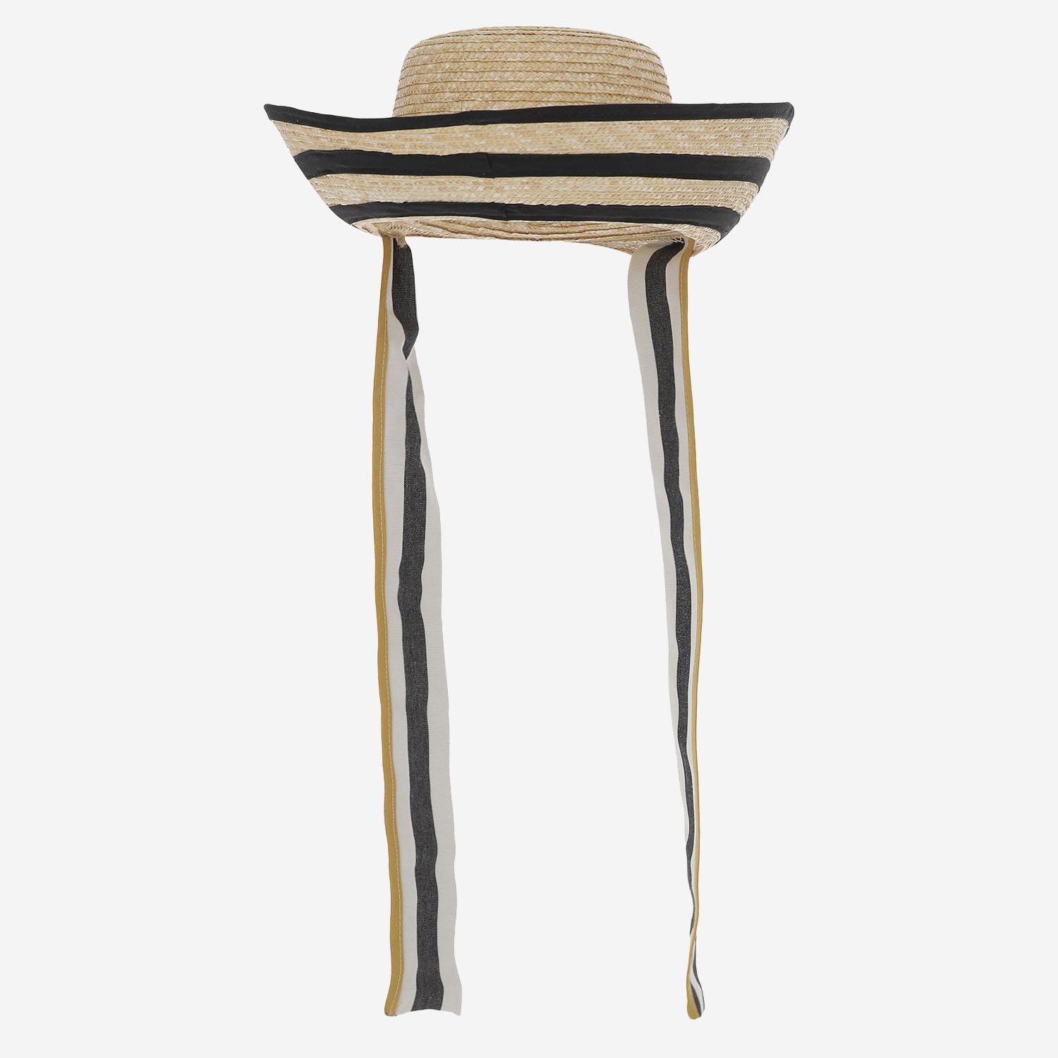 CAPPELLO ASIMMETRICO IN RAFIA ASIMETRICORAYASNEGRA NATURAL ALEXIA ALVAREZ DE TOLEDO