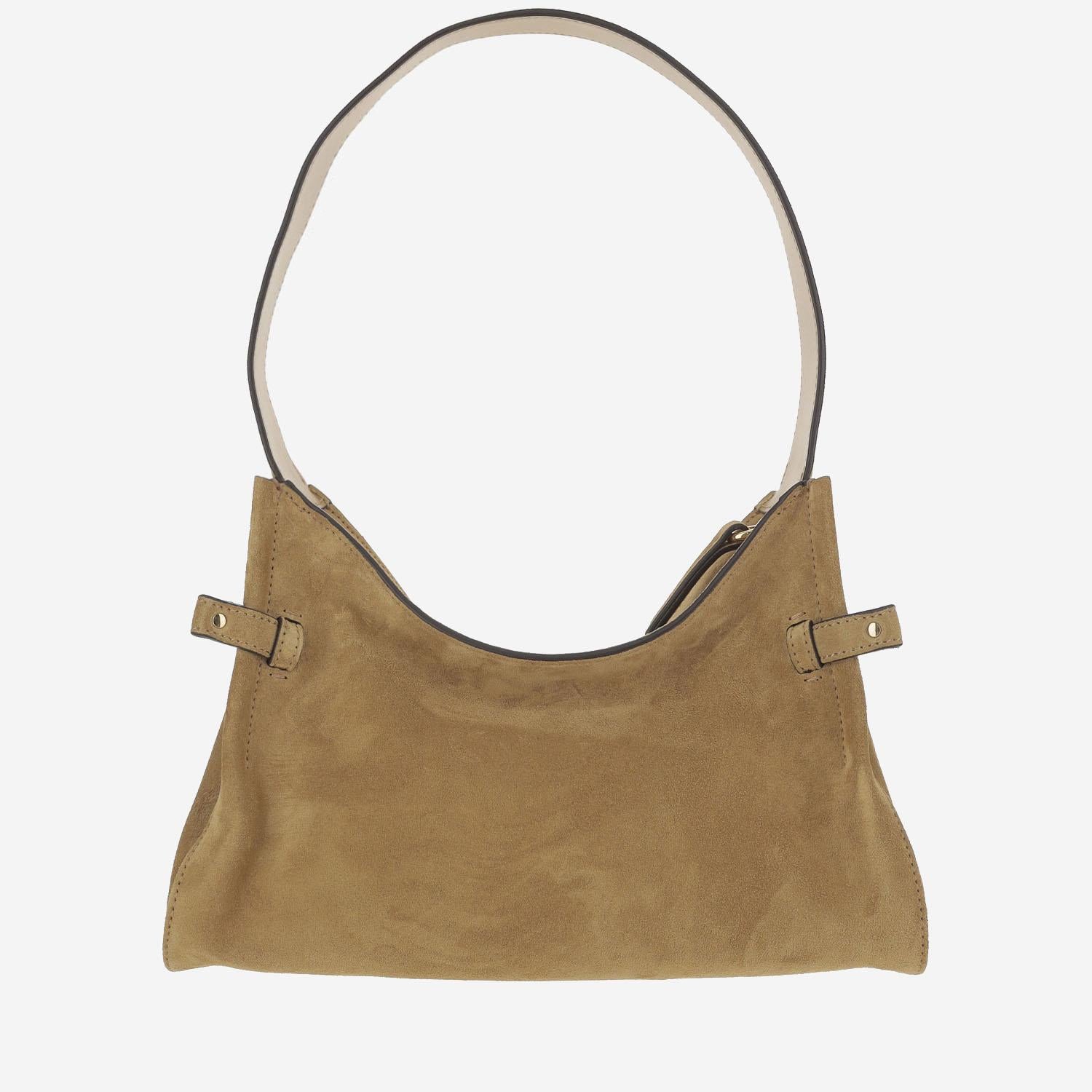 BORSA A SPALLA IN PELLE SCAMOSCIATA CH25AS872P37 21B CHLOE