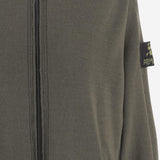 FELPA CON ZIP IN LANA MERINO PMG28 GREEN PREMIATA