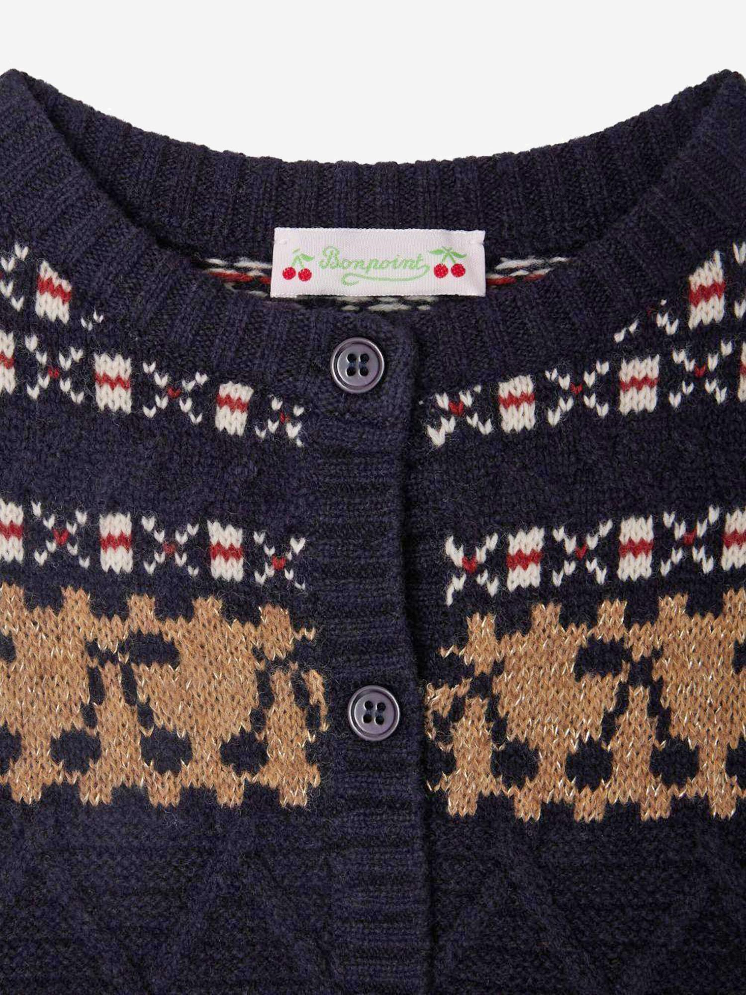 Cardigan in lana senza maniche Janou W05GCAK00036 170 BONPOINT KIDS
