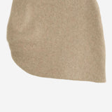 SCIALLE IN MISTO ALPACA CON SPALLA ANNODATA AW25A2574Y306 HUSK LAUREN MANOOGIAN