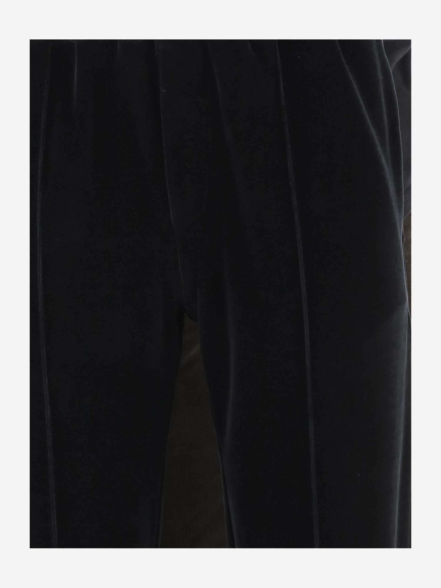 JOGGERS IN CINIGLIA CON PATCH CHEZ VALENTINO 6V3MD05AARD 0NO VALENTINO