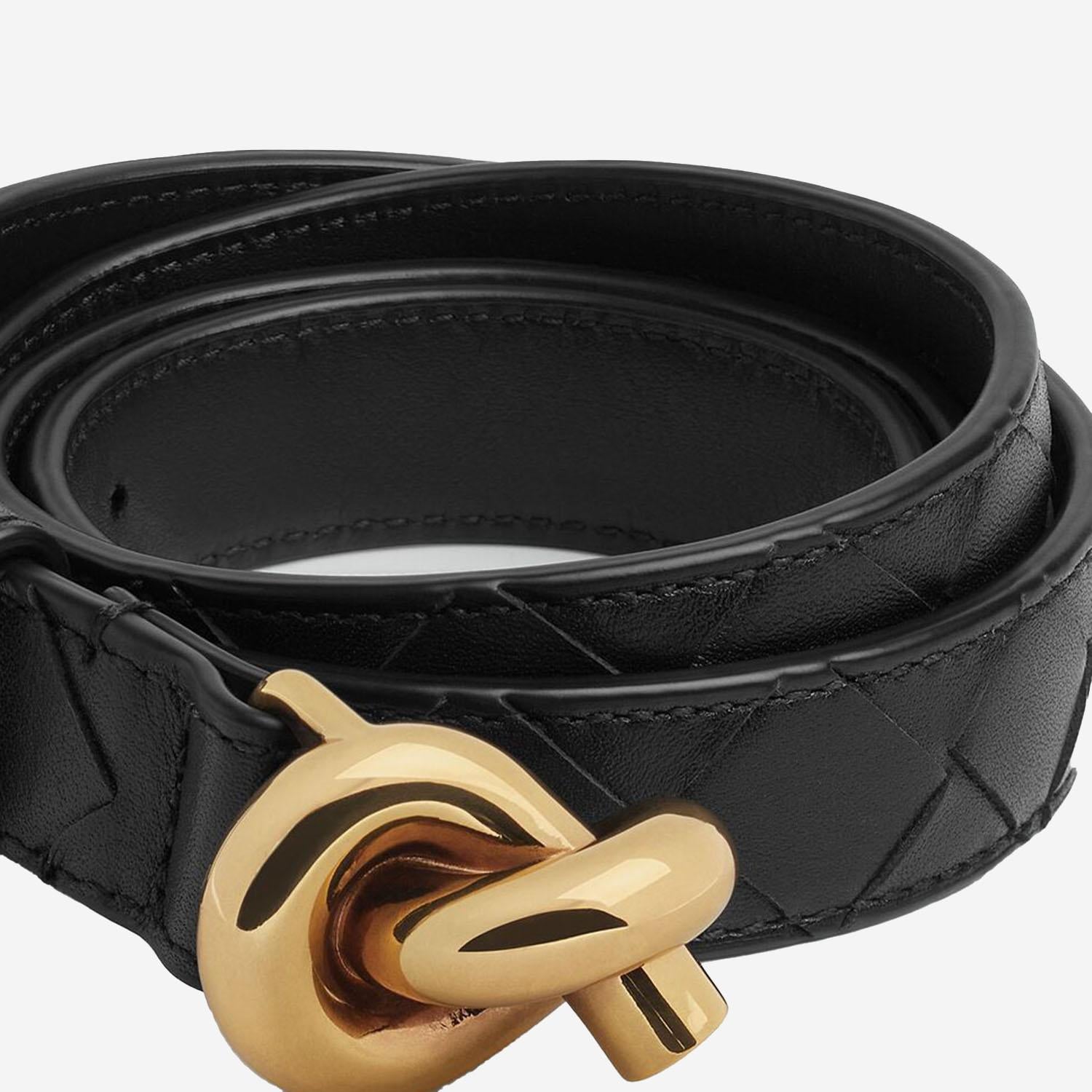 CINTURA CON NODO IN PELLE 837003 V4R431019 BOTTEGA VENETA
