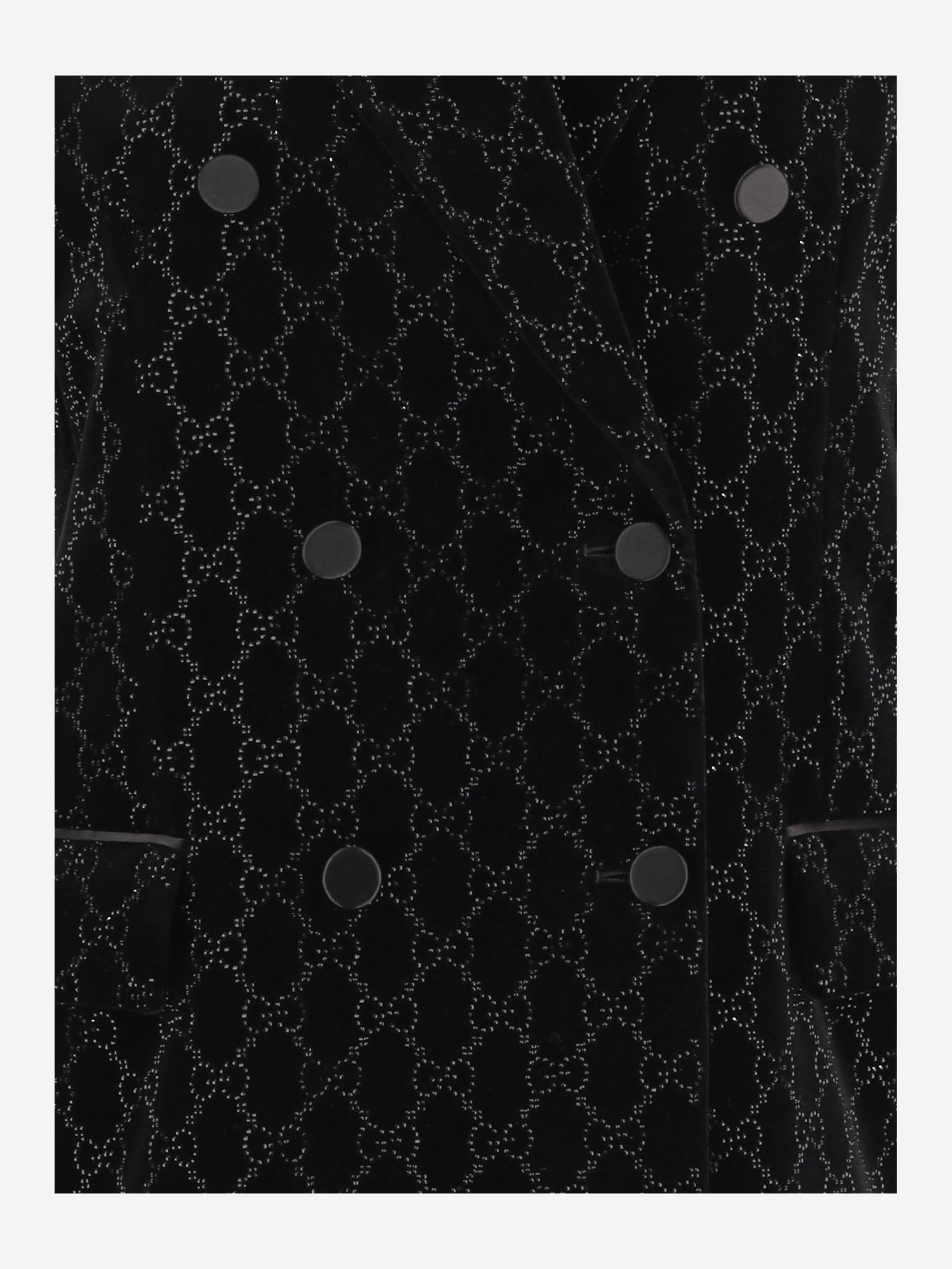 GIACCA DOPPIOPETTO GG IN COTONE STRETCH 836181 Z7AST1000 GUCCI