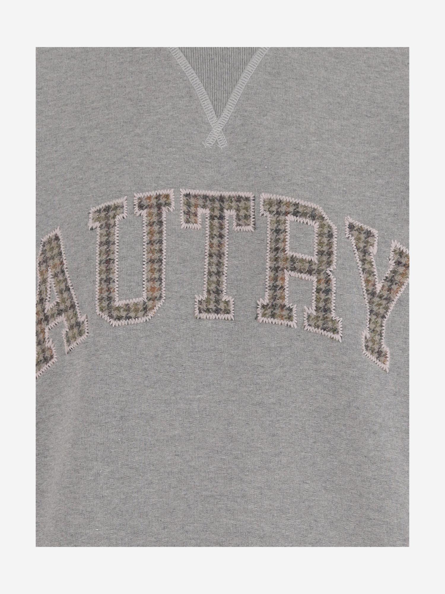 FELPA IN COTONE CON LOGO SWPWL9HX MELMAKEUP AUTRY