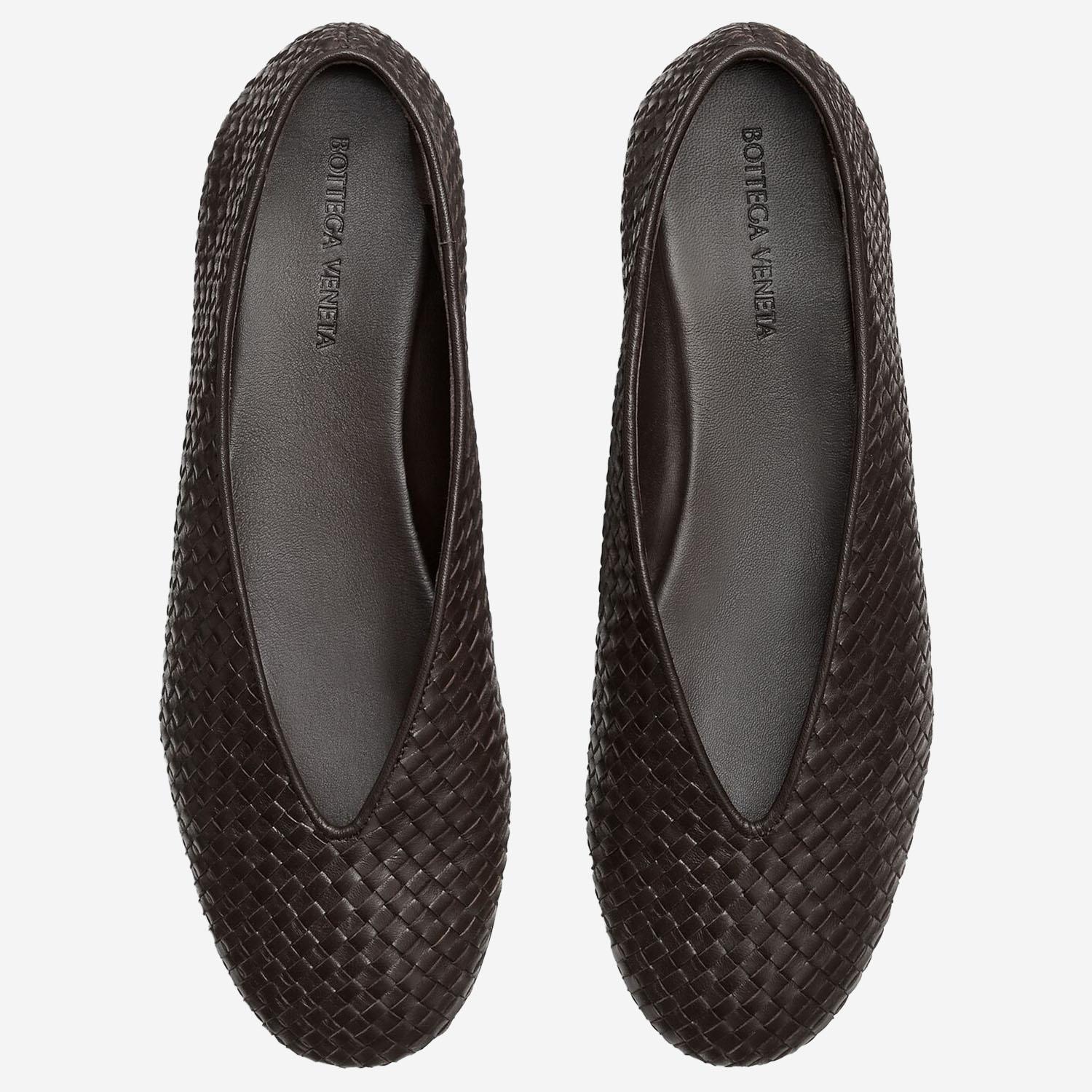 BALLERINE ROSA IN PELLE 837887 V4VE02113 BOTTEGA VENETA