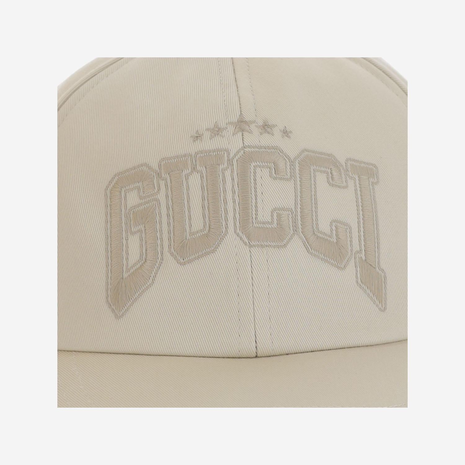 CAPPELLO DA BASEBALL IN COTONE CON LOGO 817455 4HBDS9500 GUCCI