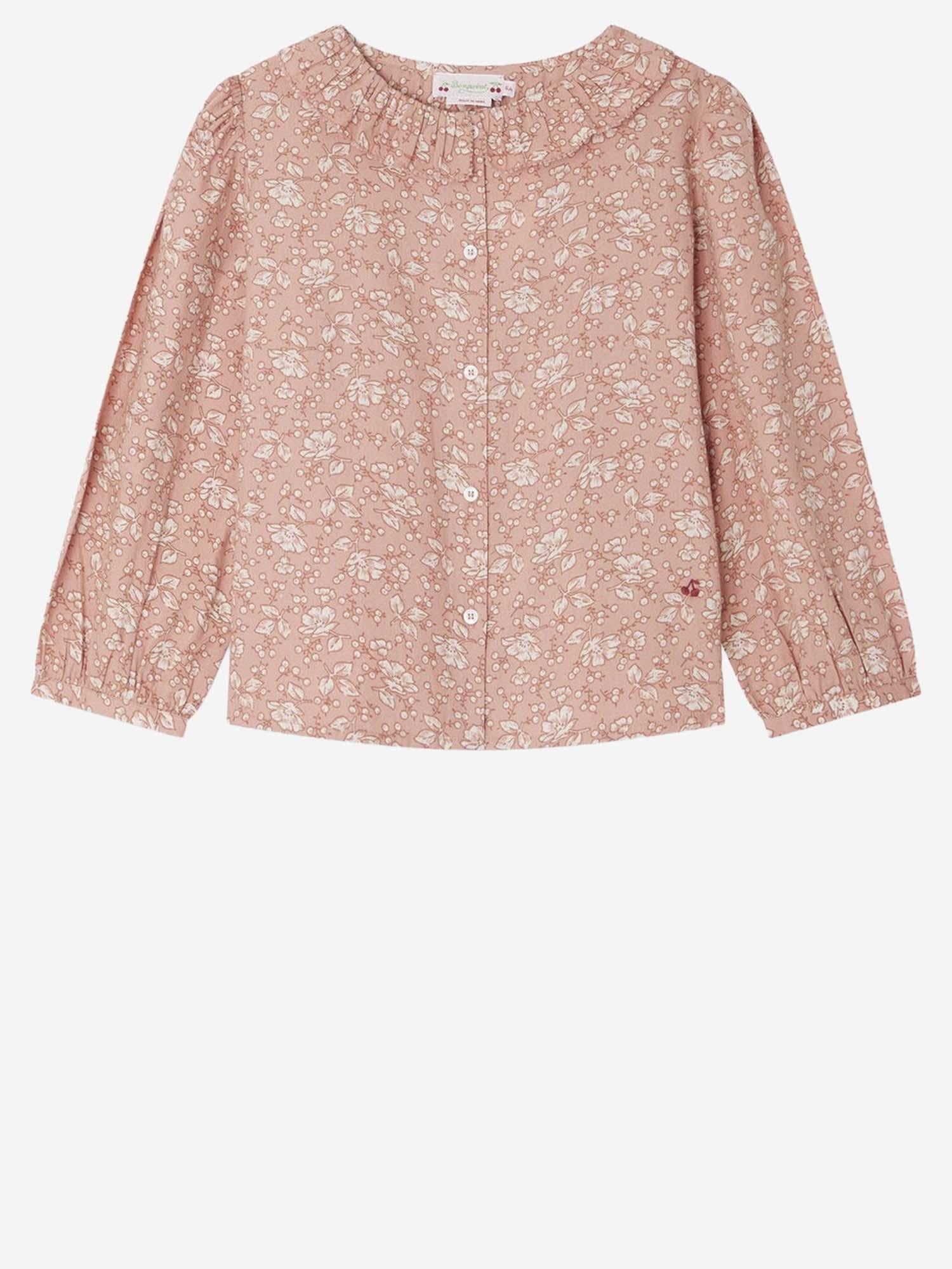 CAMICETTA JAMIE IN COTONE CON MOTIVO FLOREALE W05GBLW00004 523 BONPOINT KIDS