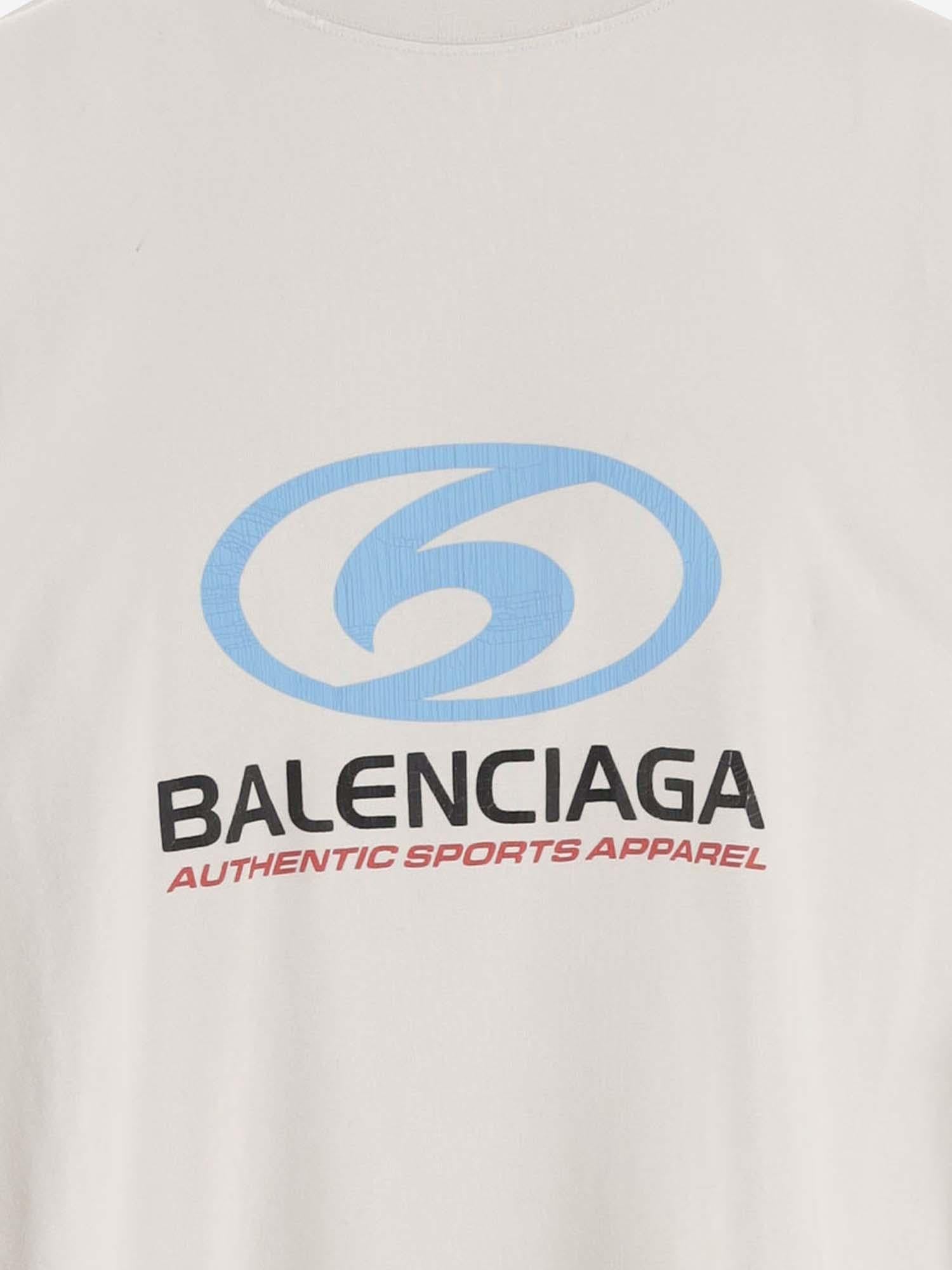 T-SHIRT IN COTONE CON LOGO 764235 TPVU69265 BALENCIAGA