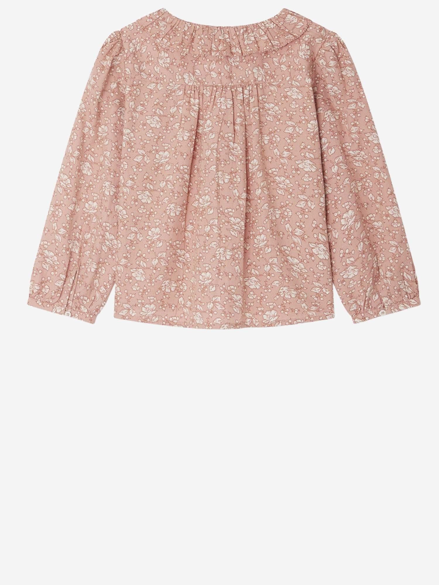 CAMICETTA JAMIE IN COTONE CON MOTIVO FLOREALE W05GBLW00004 523 BONPOINT KIDS