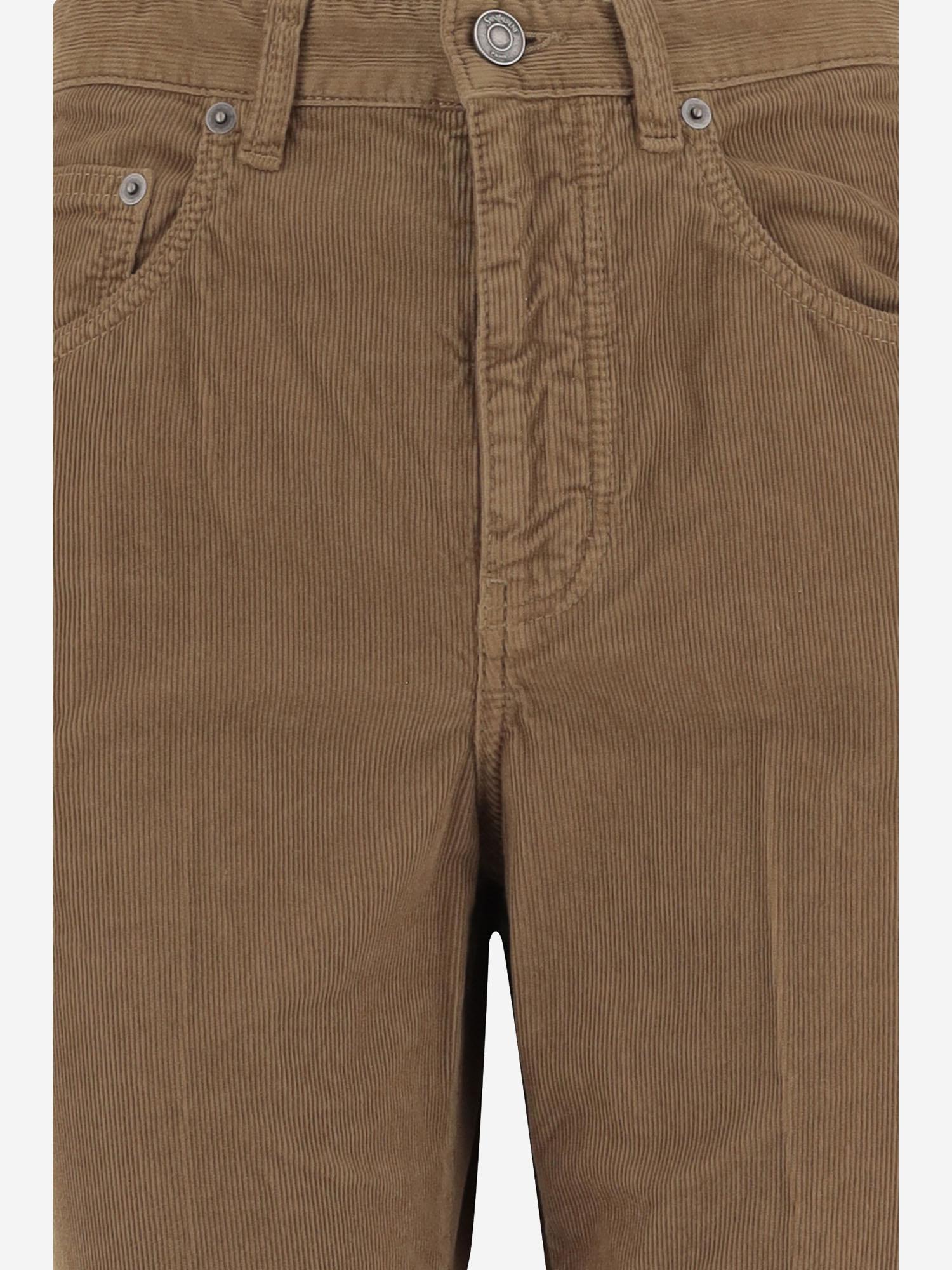 PANTALONI Clyde in velluto a coste 705103 Y29IA2423 SAINT LAURENT
