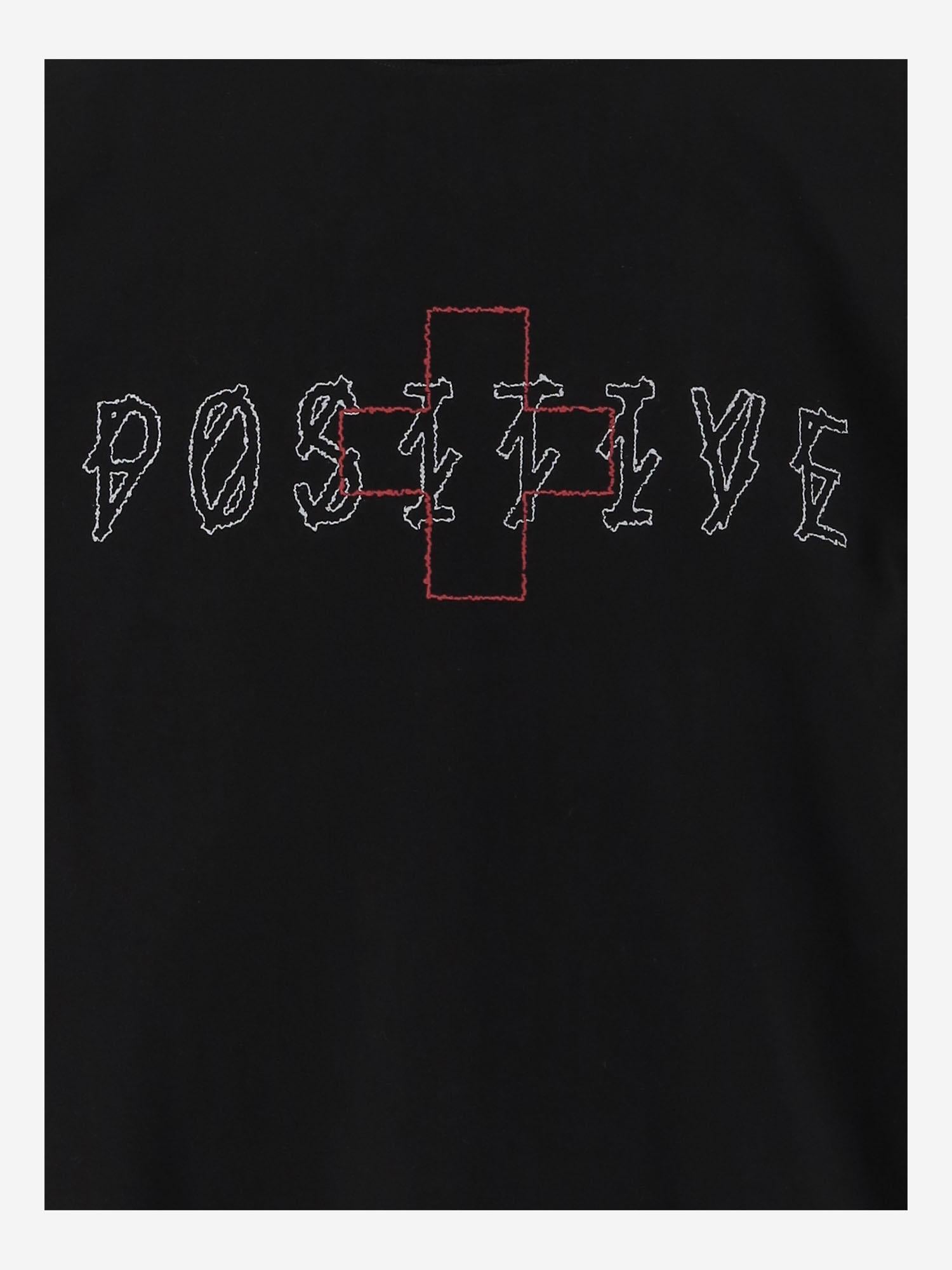 T-SHIRT IN COTONE CON STAMPA B0030556 FA582P670 44 LABEL GROUP