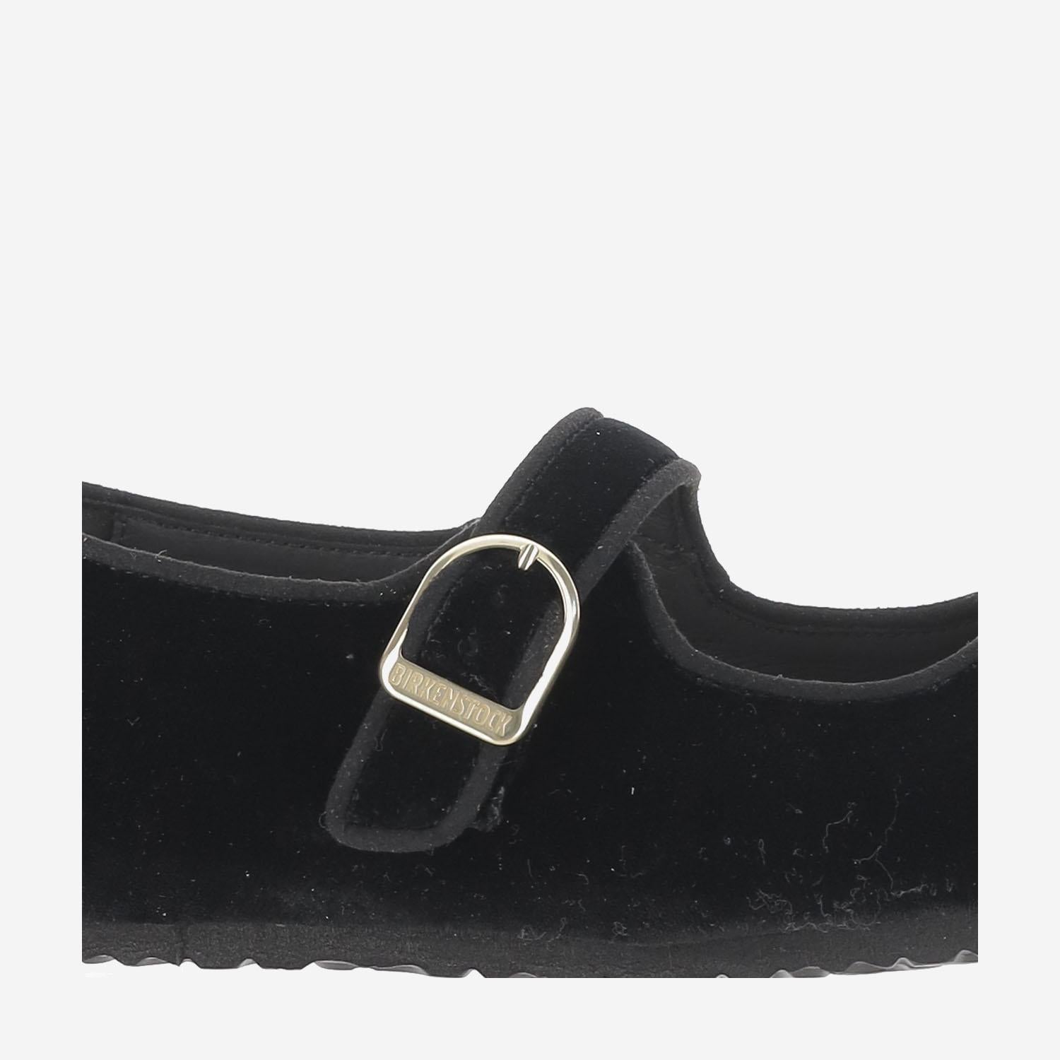 BALLERINE SANTA CLARITA IN VELLUTO 1030802 BLACK BIRKENSTOCK