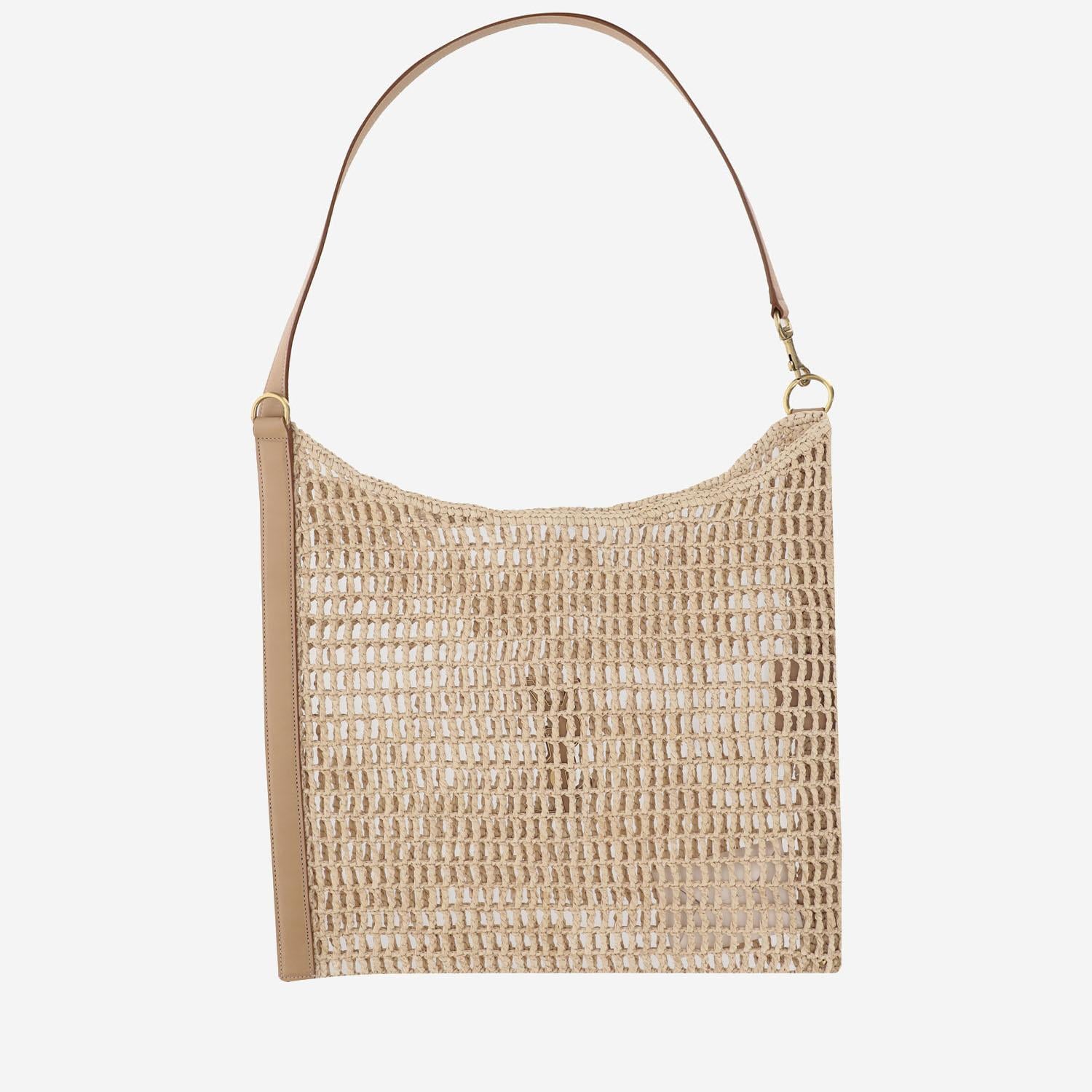 Borsa a spalla Oxalis in rafia macramè 773984 GAAEB9718 SAINT LAURENT