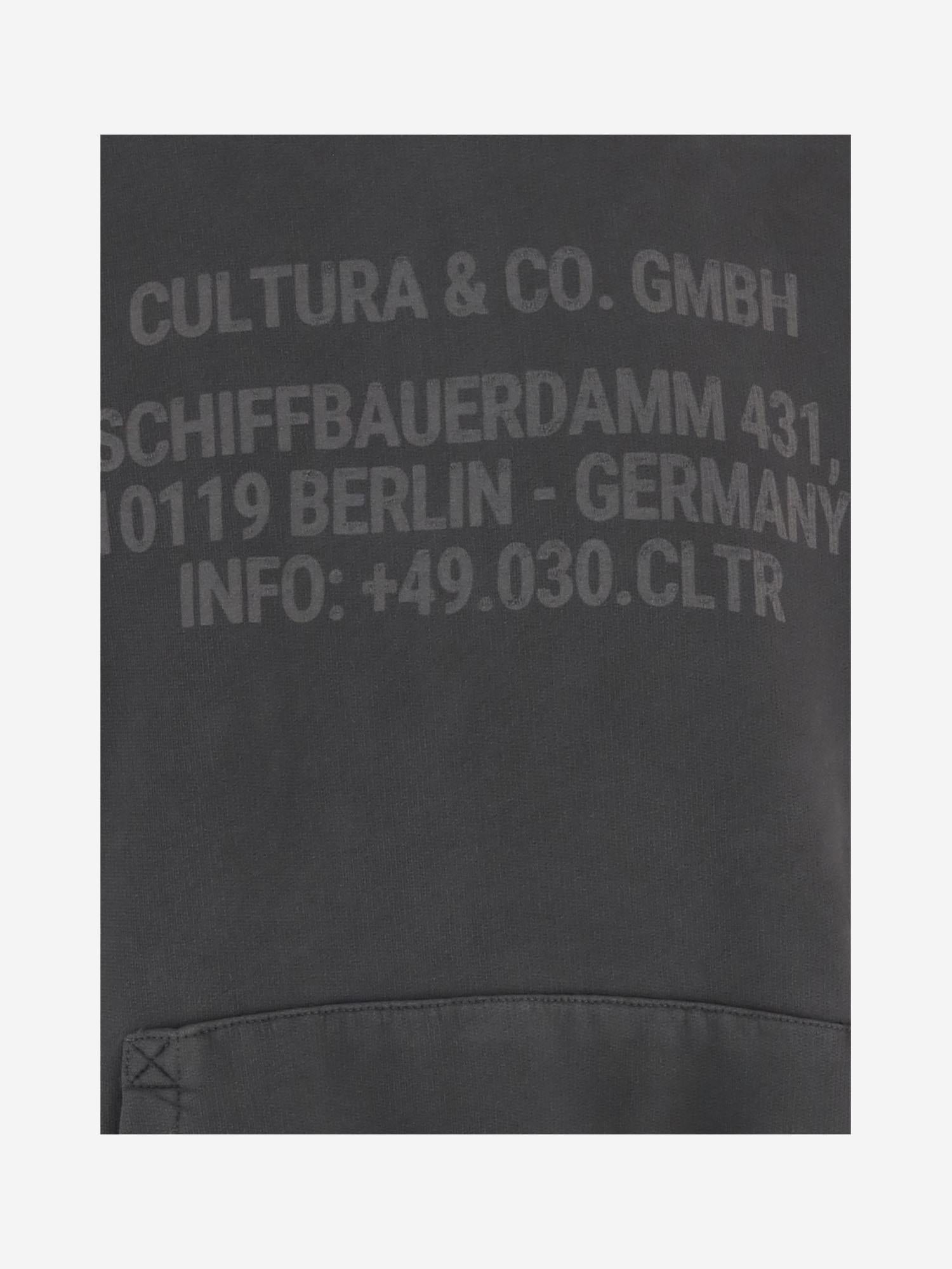 FELPA IN COTONE CON LOGO K004 CULTURA