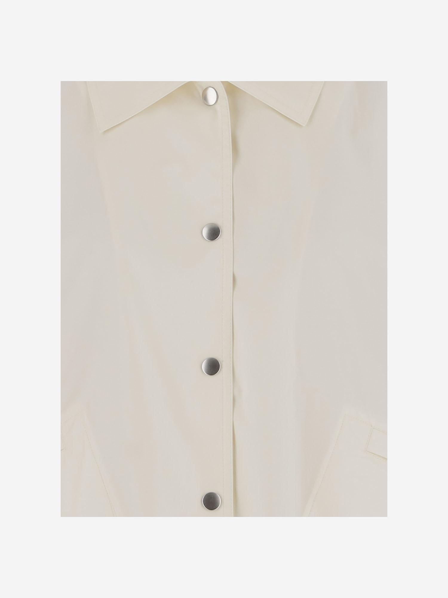 GIACCA IN COTONE CON LOGO J04AM0001 J45026103 JIL SANDER