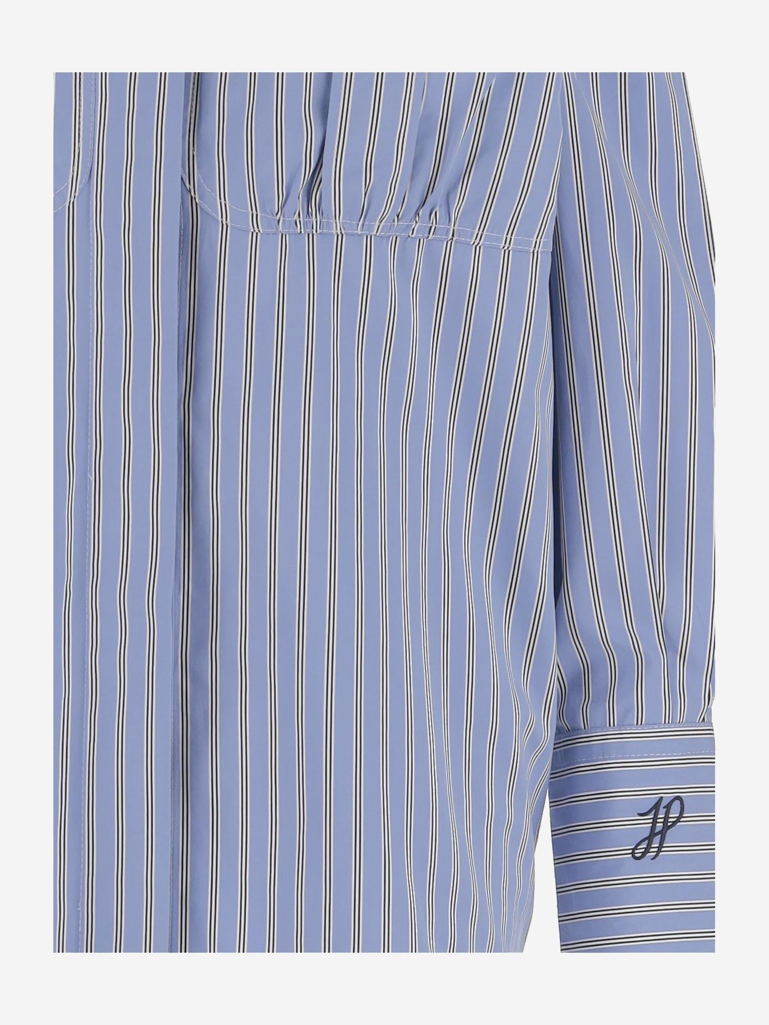 CAMICIA IN COTONE CON MOTIVO A RIGHE BL0360190 5065 PATOU