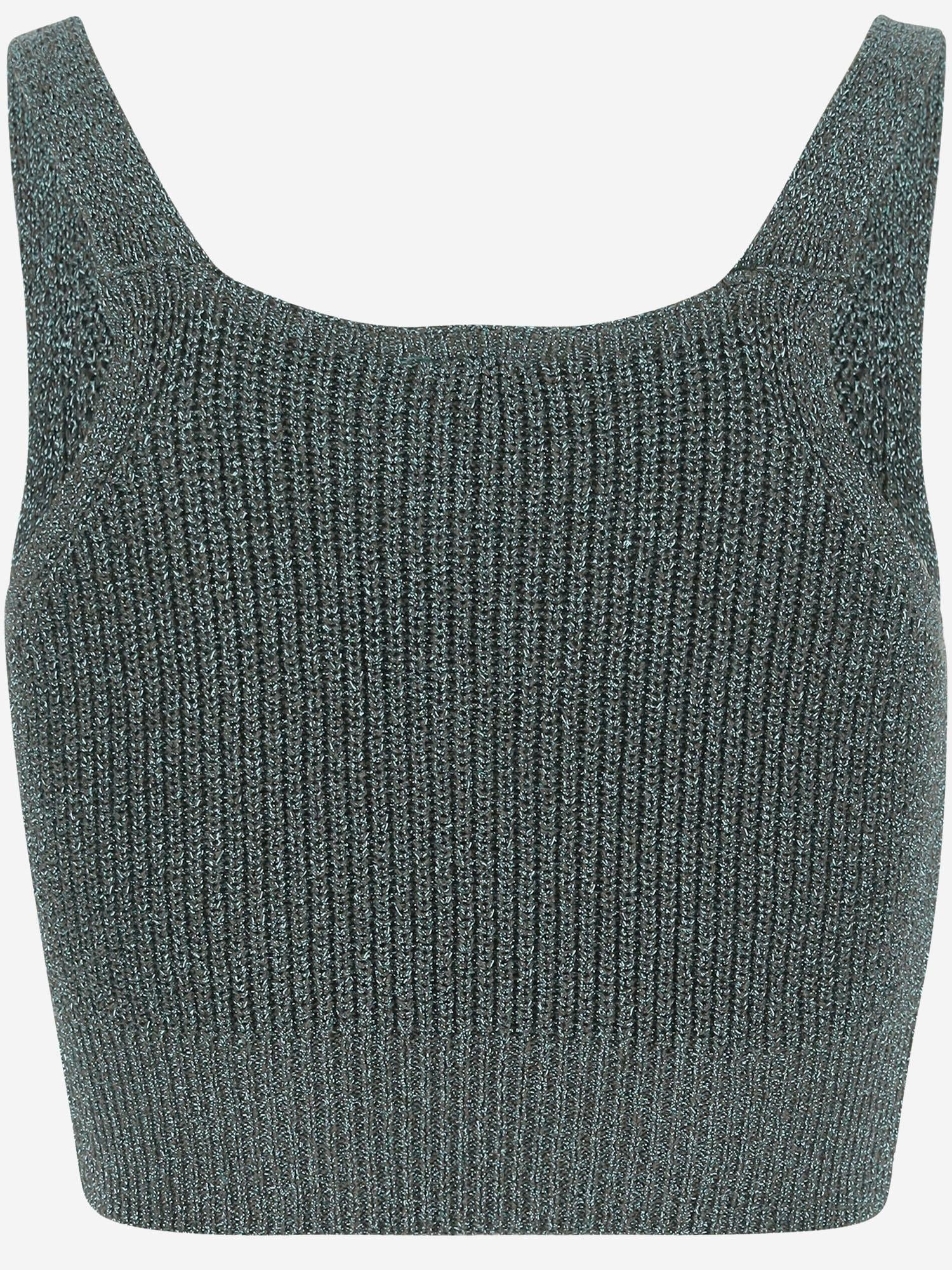 TOP IN MISTO VISCOSA 064 VERDE COLOUR MARKET