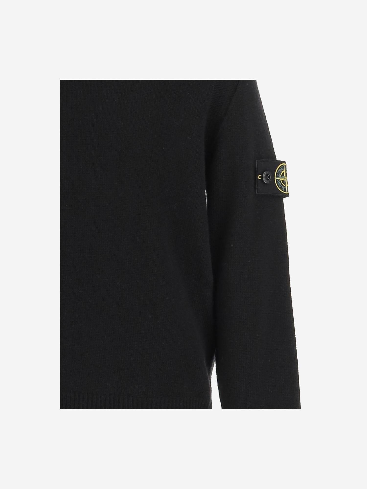 MAGLIONE IN MISTO LANA E VISCOSA 5100002 S00M1V0029 STONE ISLAND KIDS