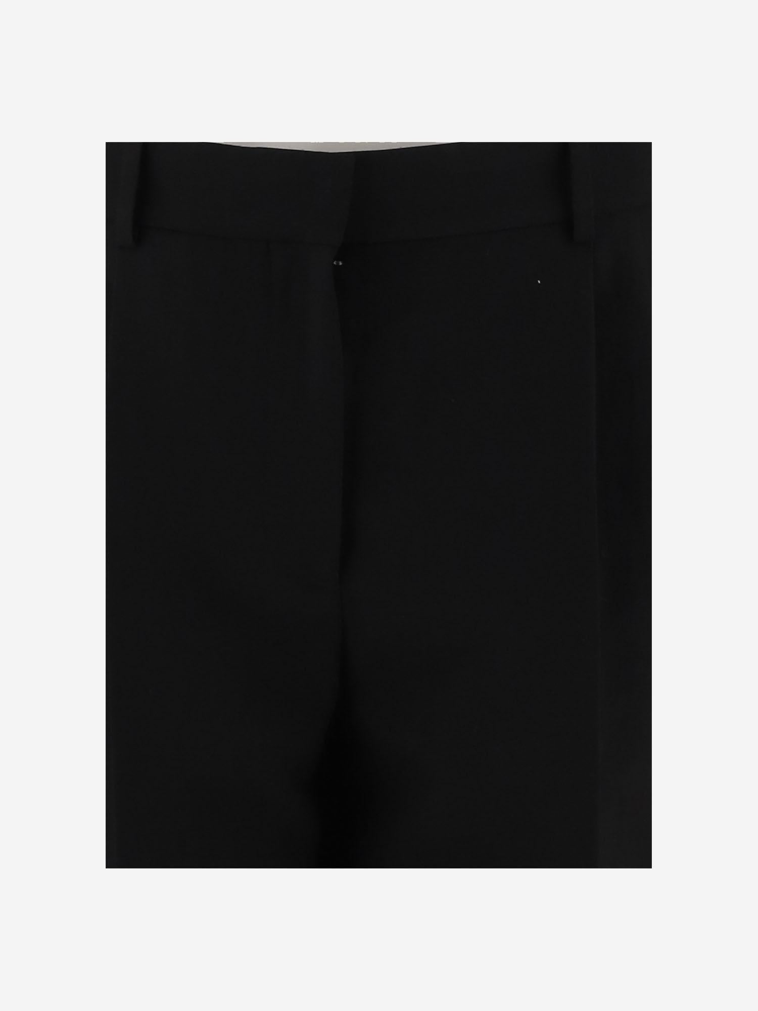 PANTALONI LILAS IN MISTO LANA E LINO 8719W3677 BLK THE ROW