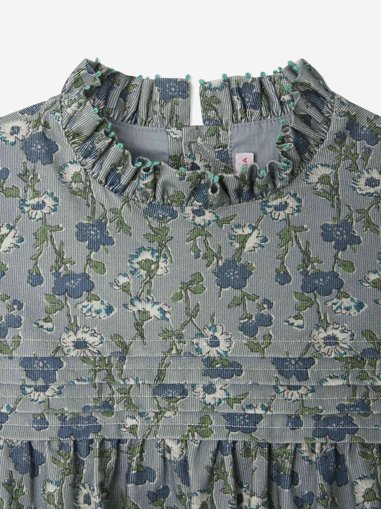 ABITO TOPAZ IN COTONE CON MOTIVO FLOREALE W05GDRW00053 543B BONPOINT KIDS