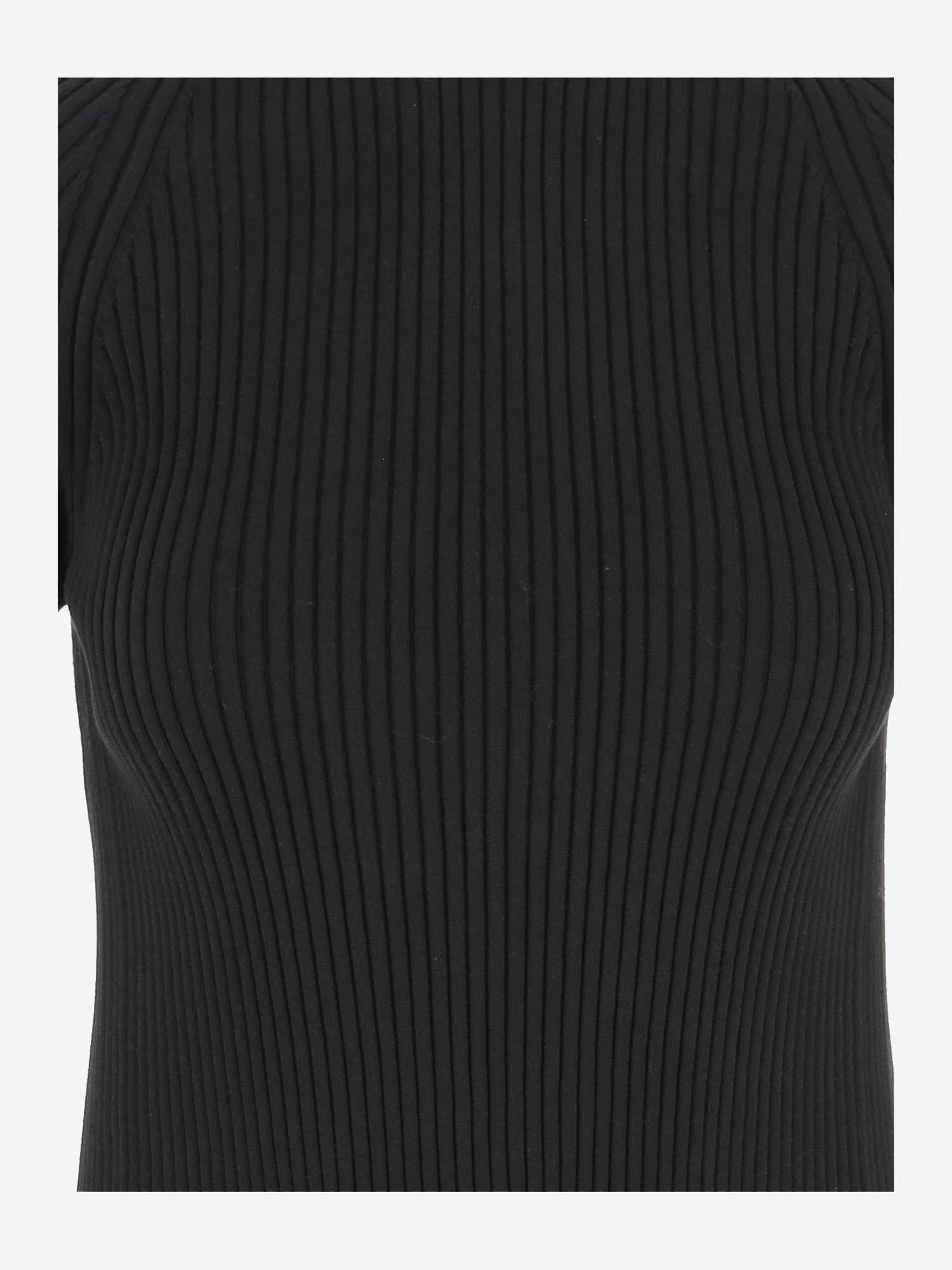MAGLIA IN MISTO COTONE STRETCH 168784 001 TORY BURCH