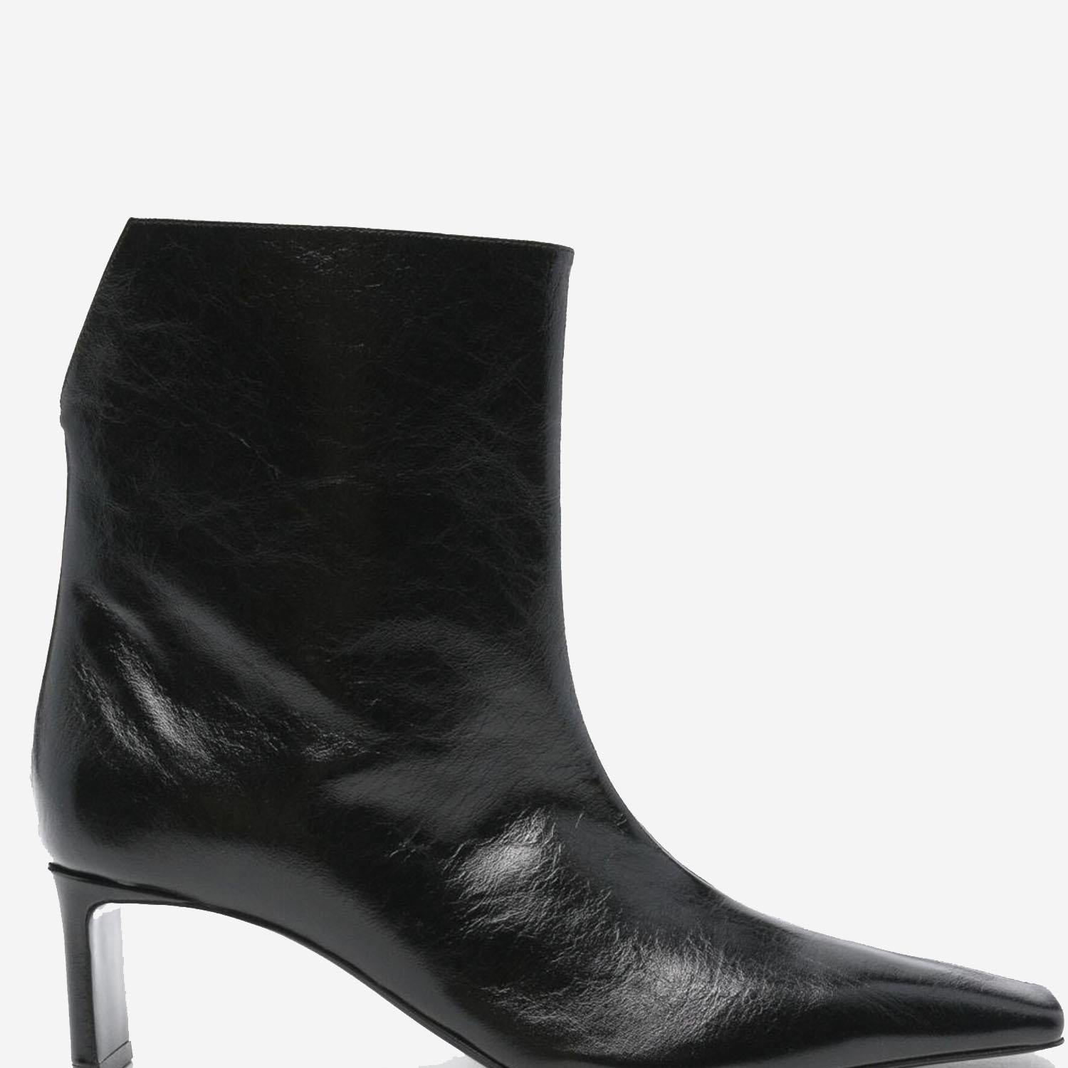 STIVALETTI ONA IN PELLE LUCIDA F1100907 200 KHAITE