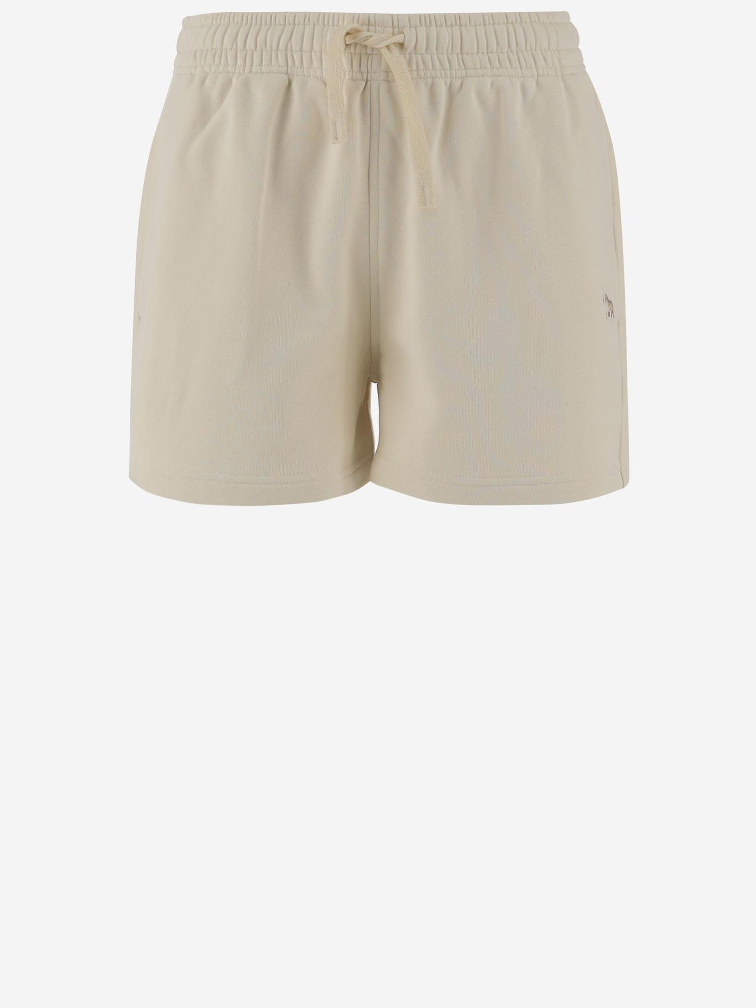 PANTALONI CORTI DA JOGGING CON LOGO MW01113KM0325 0134 MAISON KITSUNE