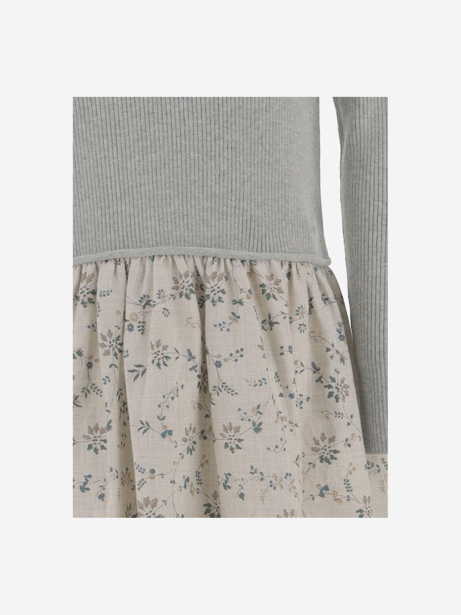 ABITO IN LANA E COTONE CON COLLETTO ARRICCIATO W05GDRK00002 590B BONPOINT KIDS