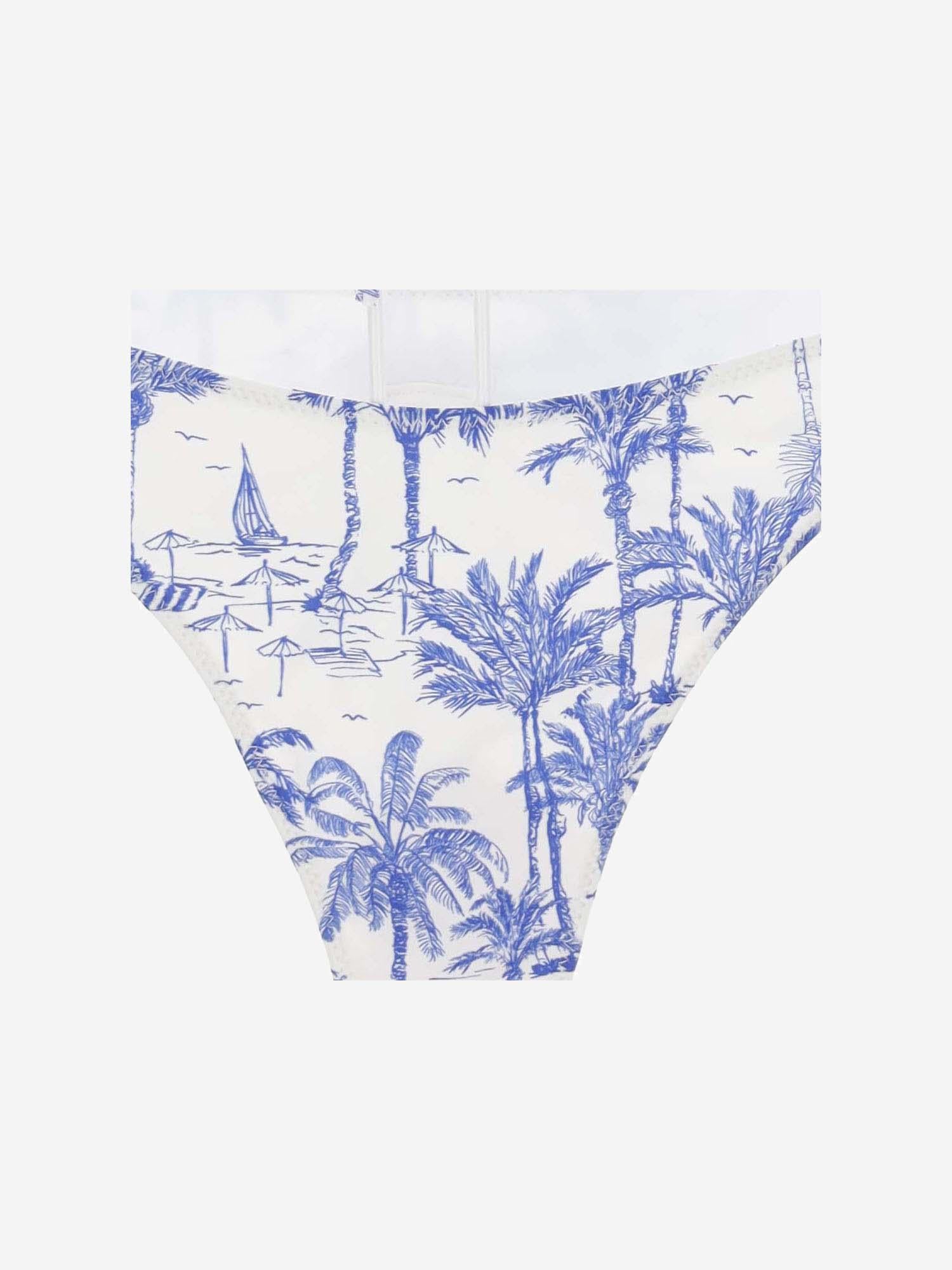 BIKINI CON MOTIVO STAMPA GRAFICA NAO0001 01826F MC2 SAINT BARTH