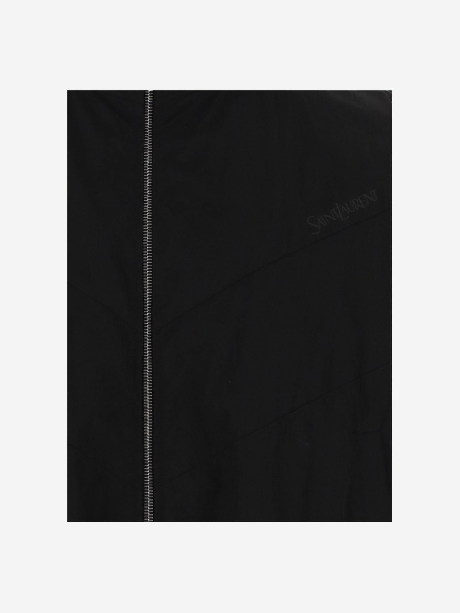 BOMBER IN NYLON EFFETTO STROPICCIATO 822579 YZ9AD1000 SAINT LAURENT