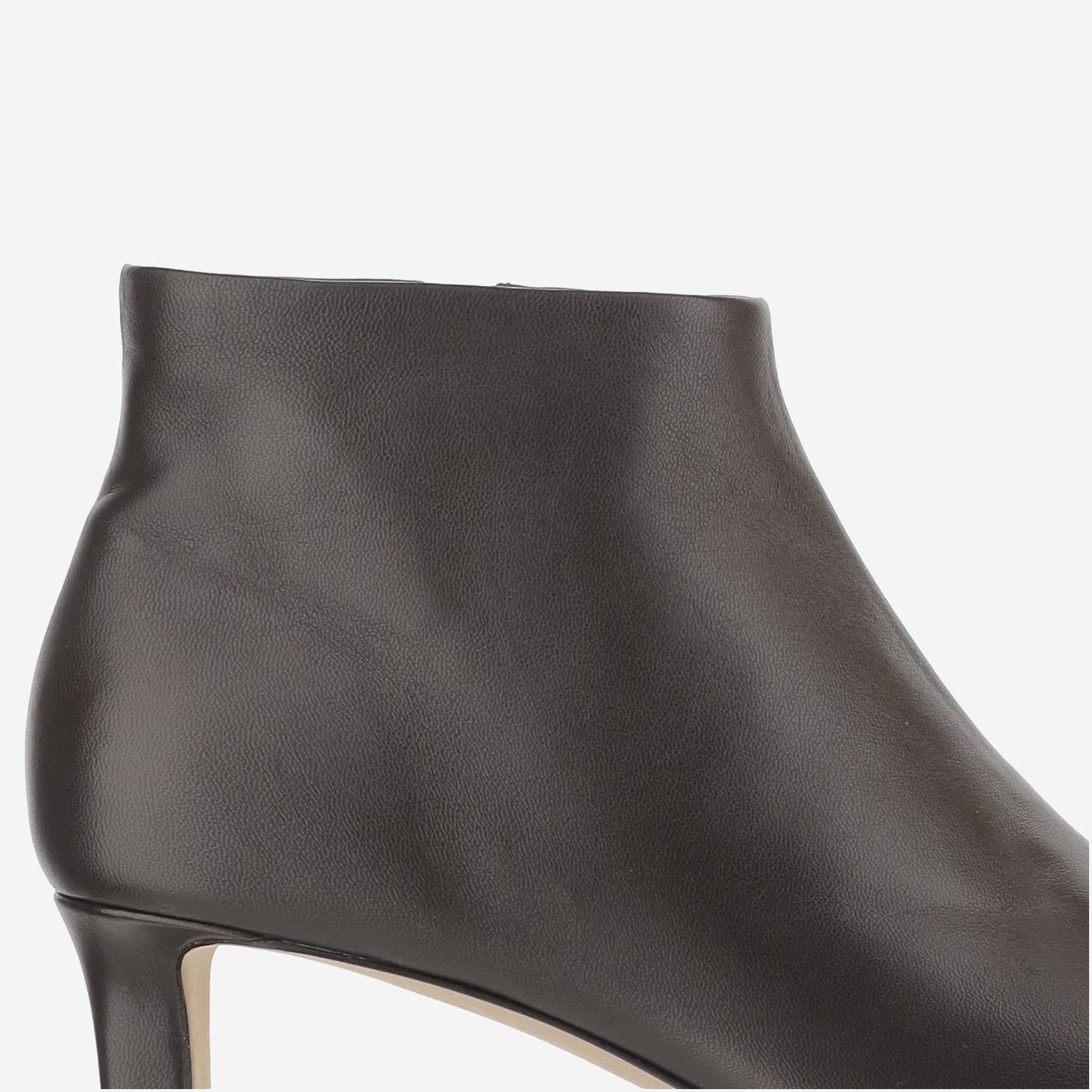 STIVALETTI CARLA 45 IN PELLE F1693SN65 LQB THE ROW