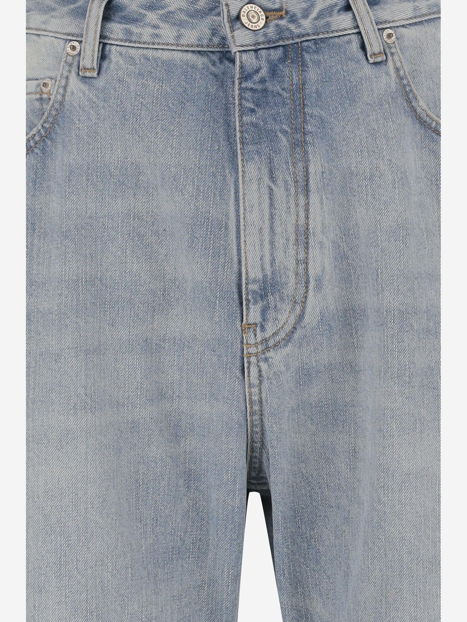 JEANS BAGGY IN DENIM DI COTONE 810786 TRW556185 BALENCIAGA