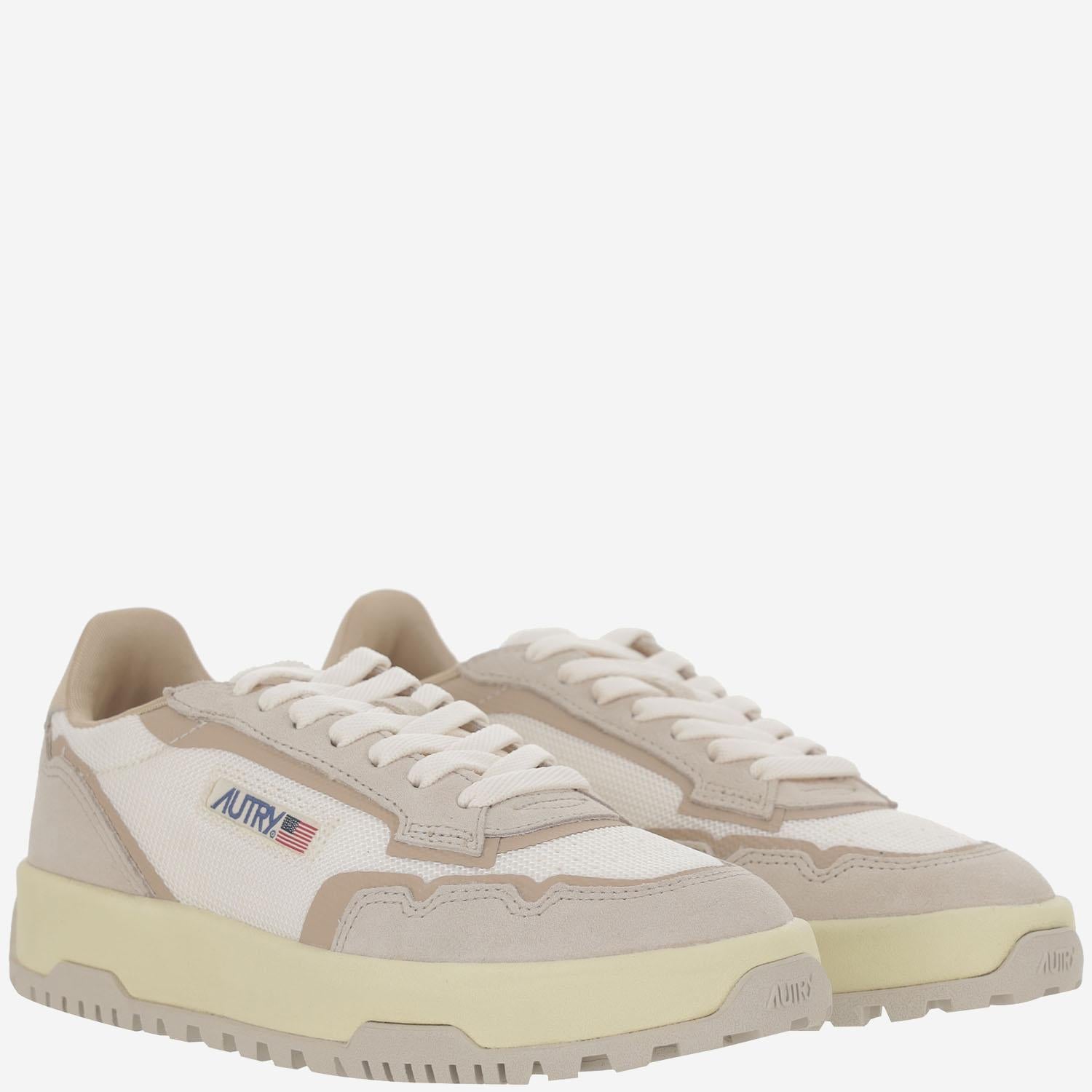 SNEAKERS WILDPACE LOW IN MESH E SUEDE LDLWAK03 DRAGONNABUKWHISSAND AUTRY