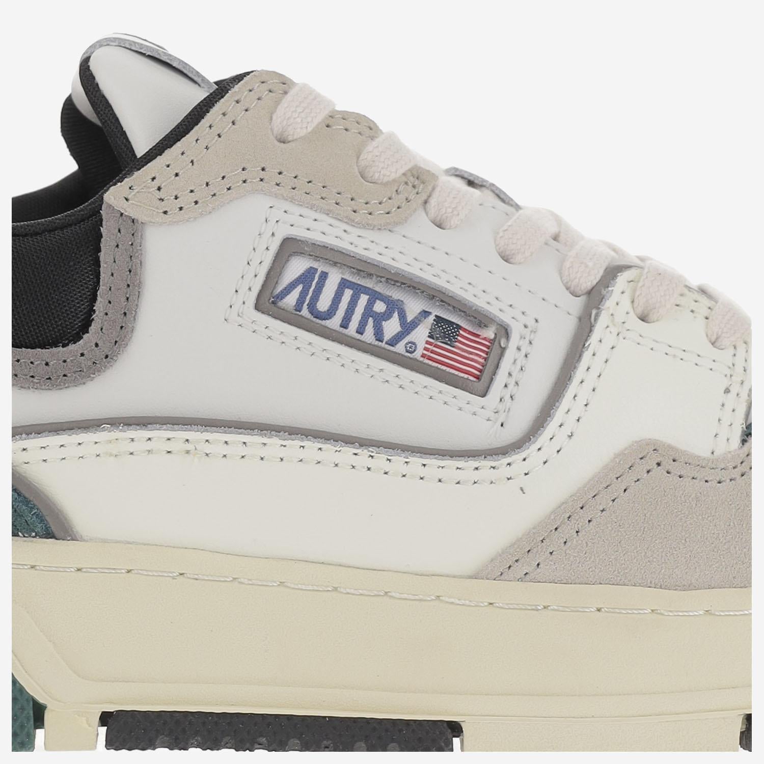 SNEAKERS CLC LOW IN SUEDE E MESH ROLMMC10 WHTFOREST AUTRY