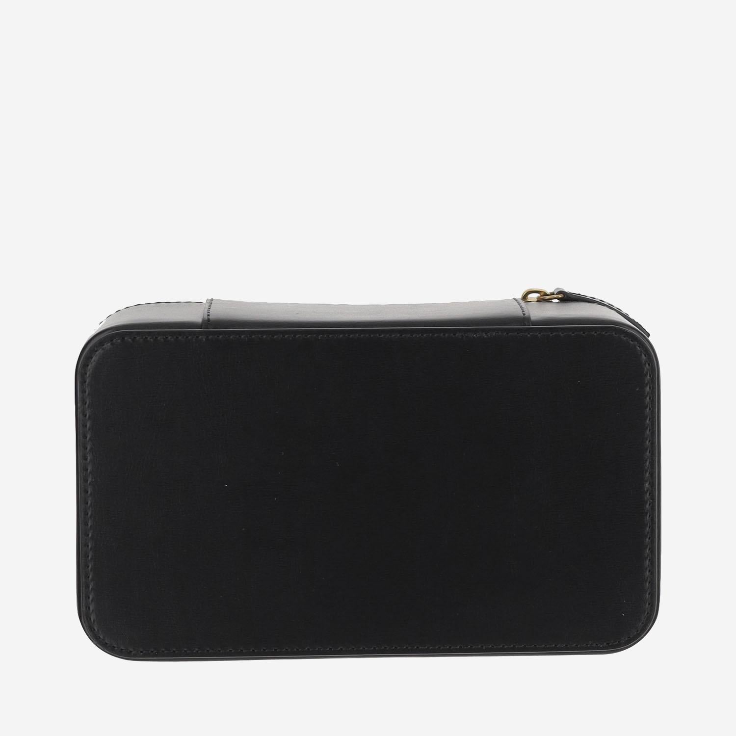 BORSA BEAUTY CASE IN MISTO PELLE CON LOGO 102486 050 BY MALENE BIRGER
