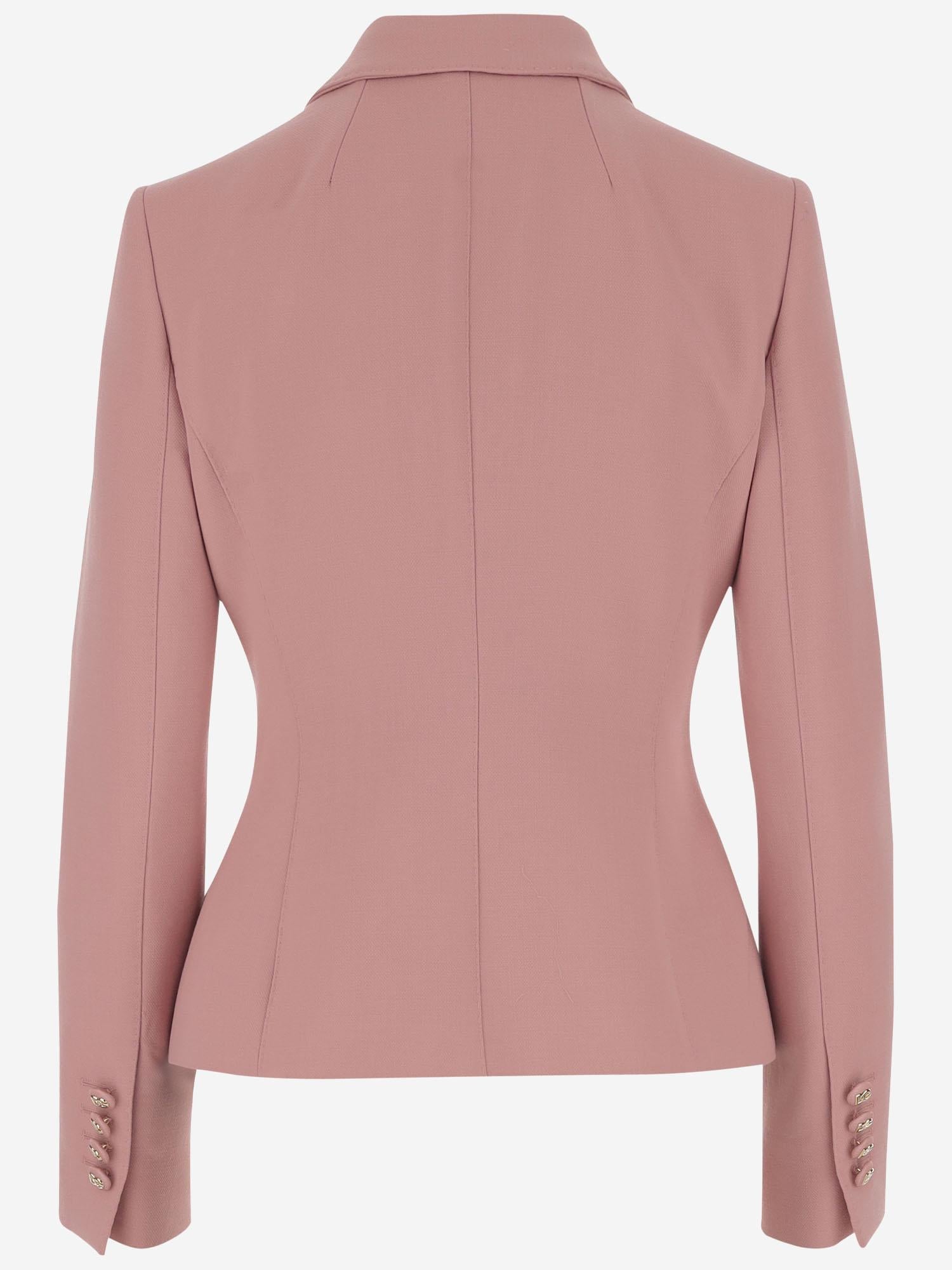 GIACCA DOLCE MONOPETTO IN CRÊPE DI LANA F27DST FU2L8F0473 DOLCE & GABBANA