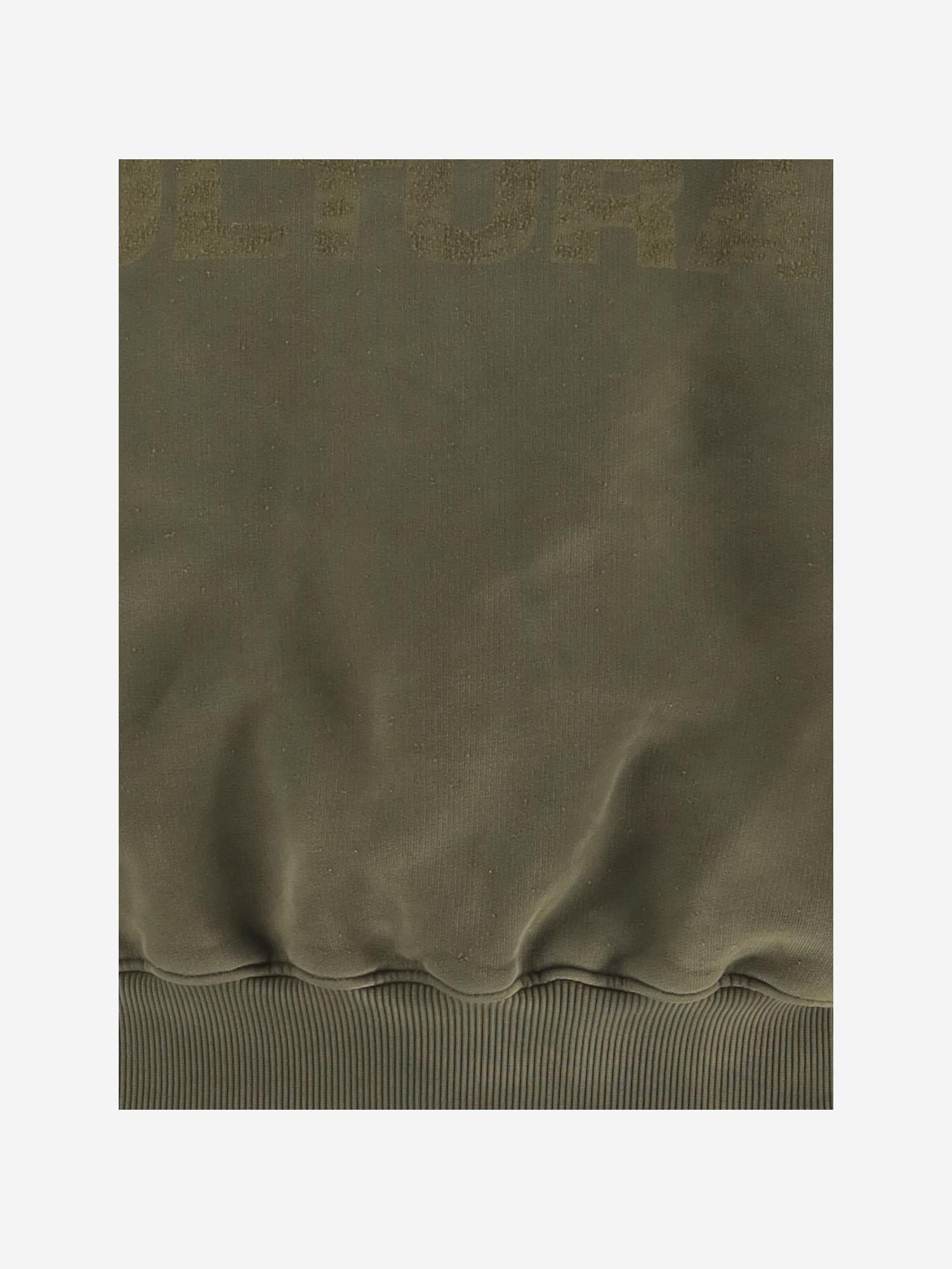 FELPA OVERSIZE IN COTONE CON LOGO J007 CULTURA